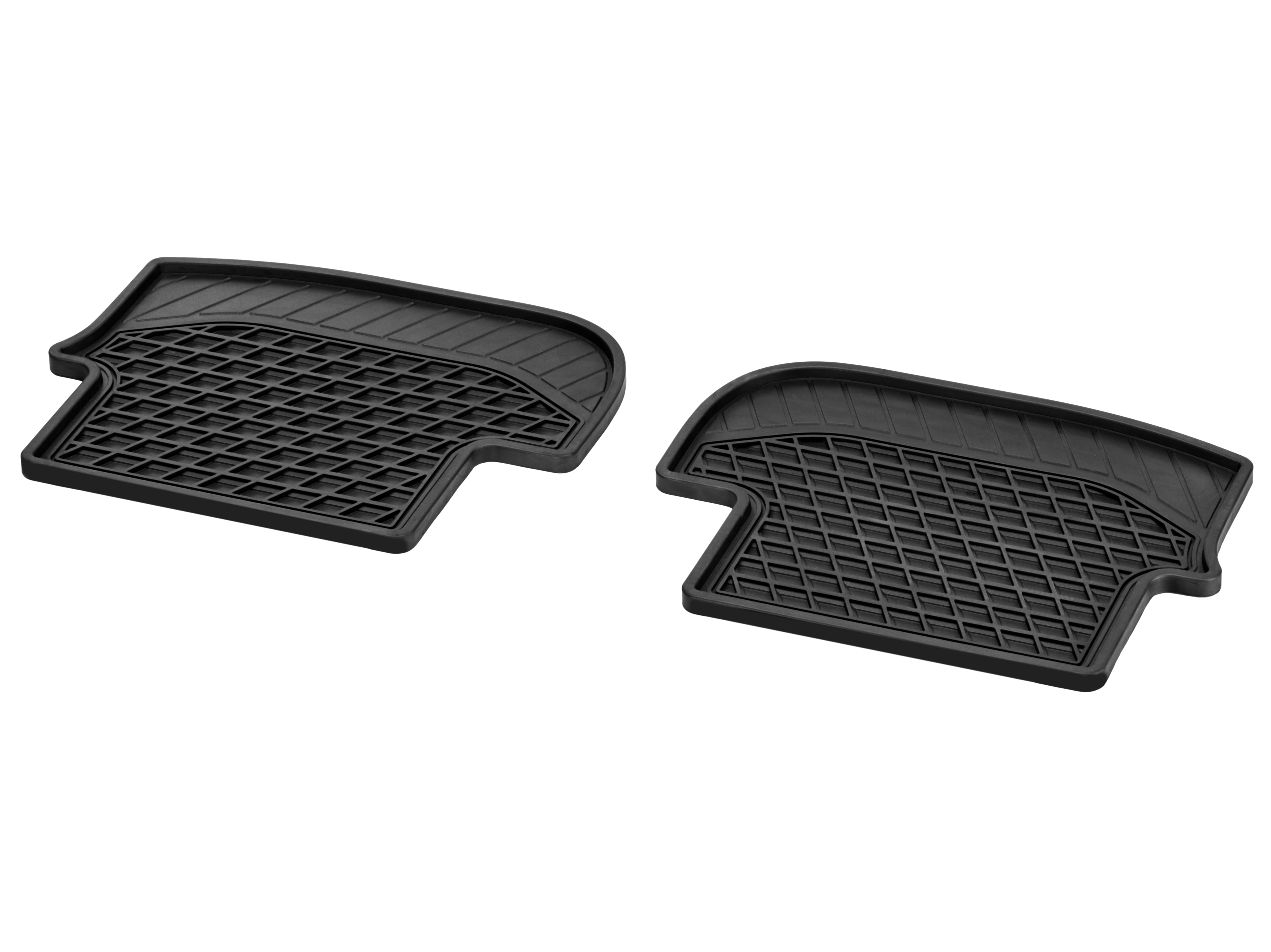 Maty na każdą pogodę CLASSIC, Tył, Zestaw 2-częściowy - kierownica z lewej/prawej strony, czerń