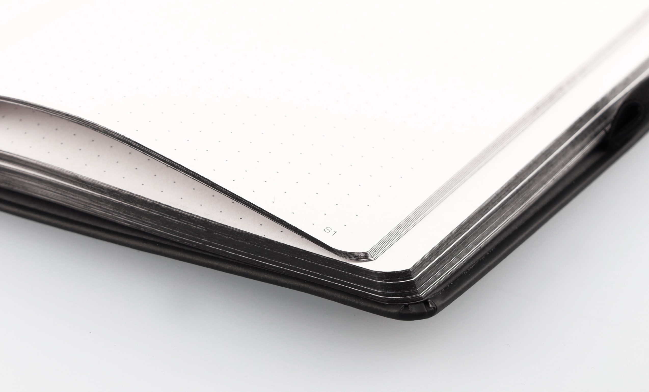 AMG Lanybook - schwarz, Apfelleder (vegan), Lanybook