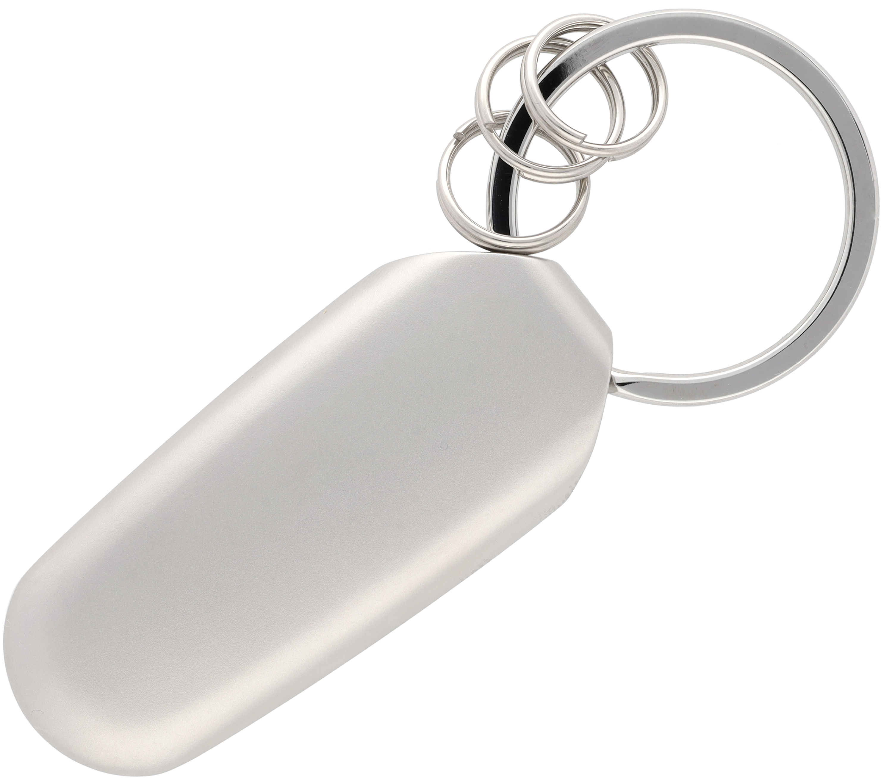 Breloczki do kluczy, Część dekoracyjna - srebrny / antracyt, stal nierdzewna / drewno