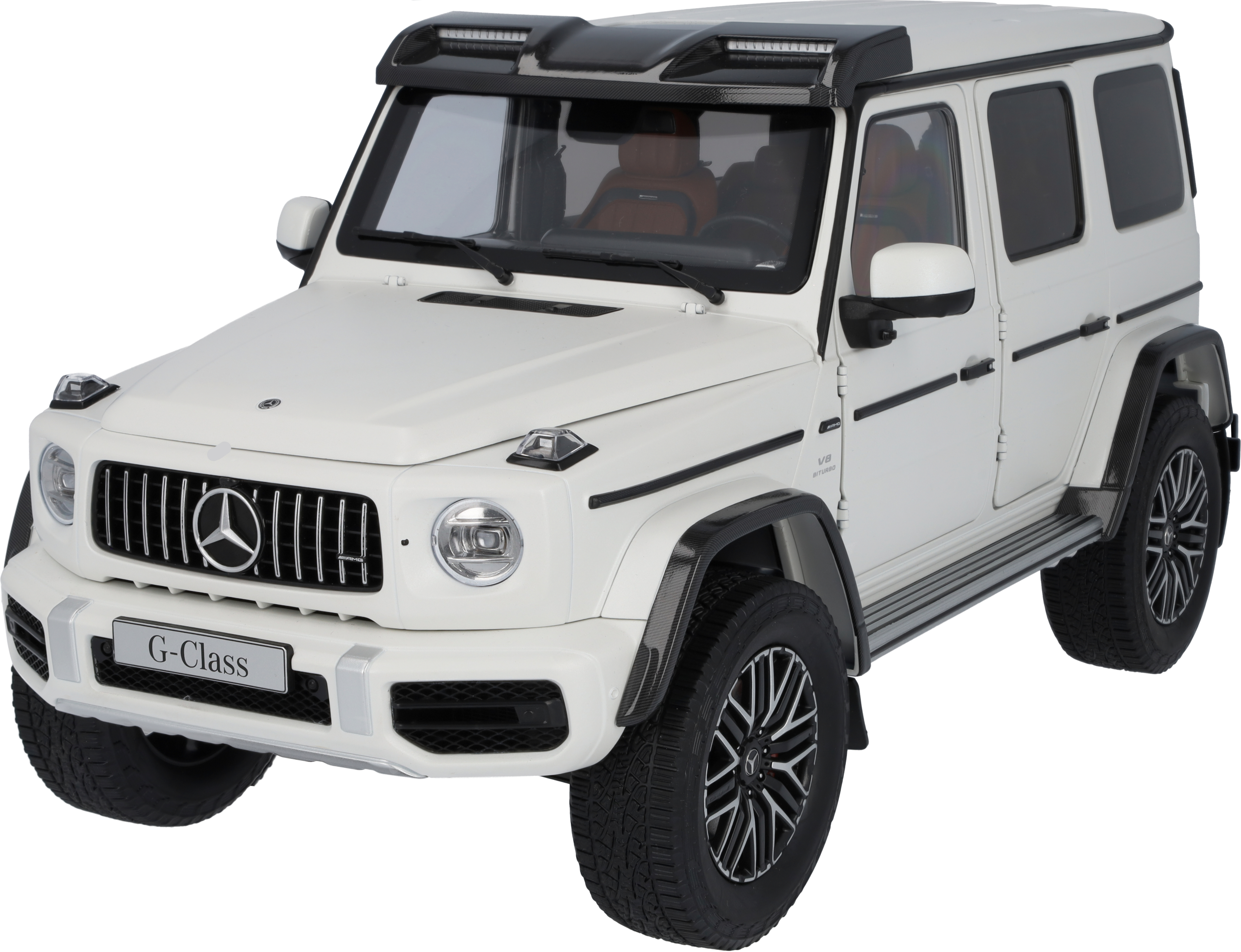 Mercedes-AMG G 63 4x4², W463 - G manufaktur opalithweiß magno, NZG, 1:12