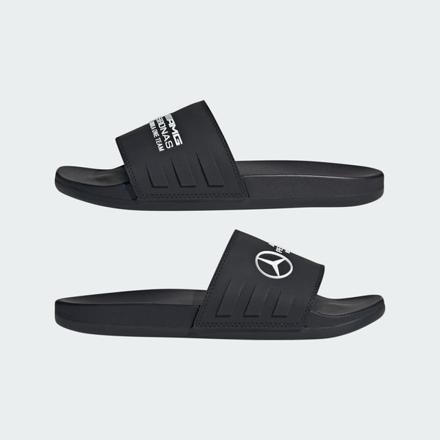 Badelatschen, Adilette comfort, Mercedes-AMG F1 - schwarz, 7, adidas