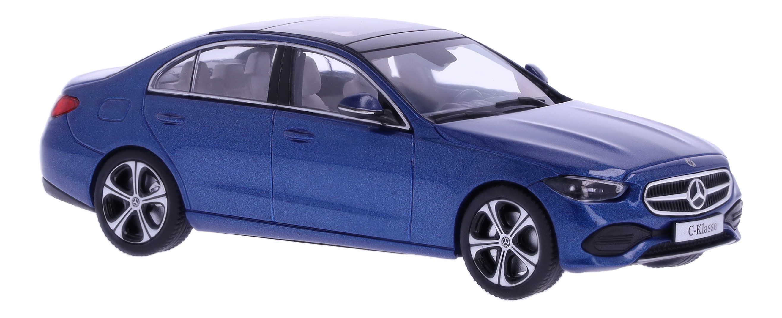 C-Klasse, Limousine, AVANTGARDE, W206 - spektralblau, Herpa, 1:43