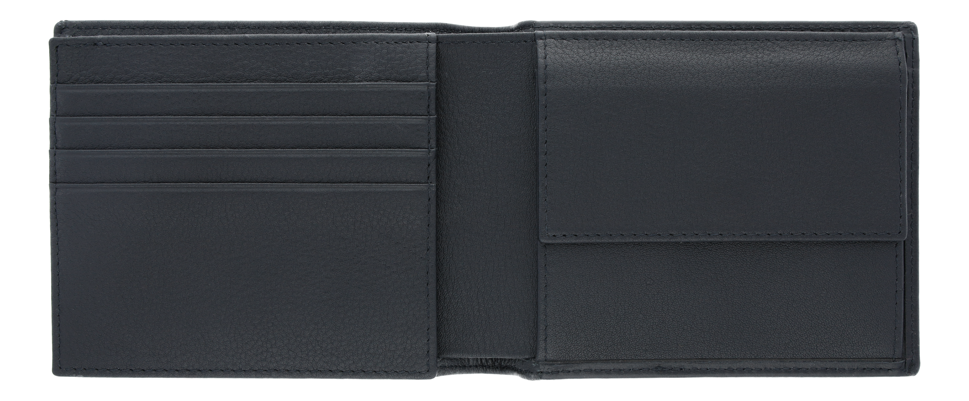 AMG Geldbörse - schwarz, Rindleder