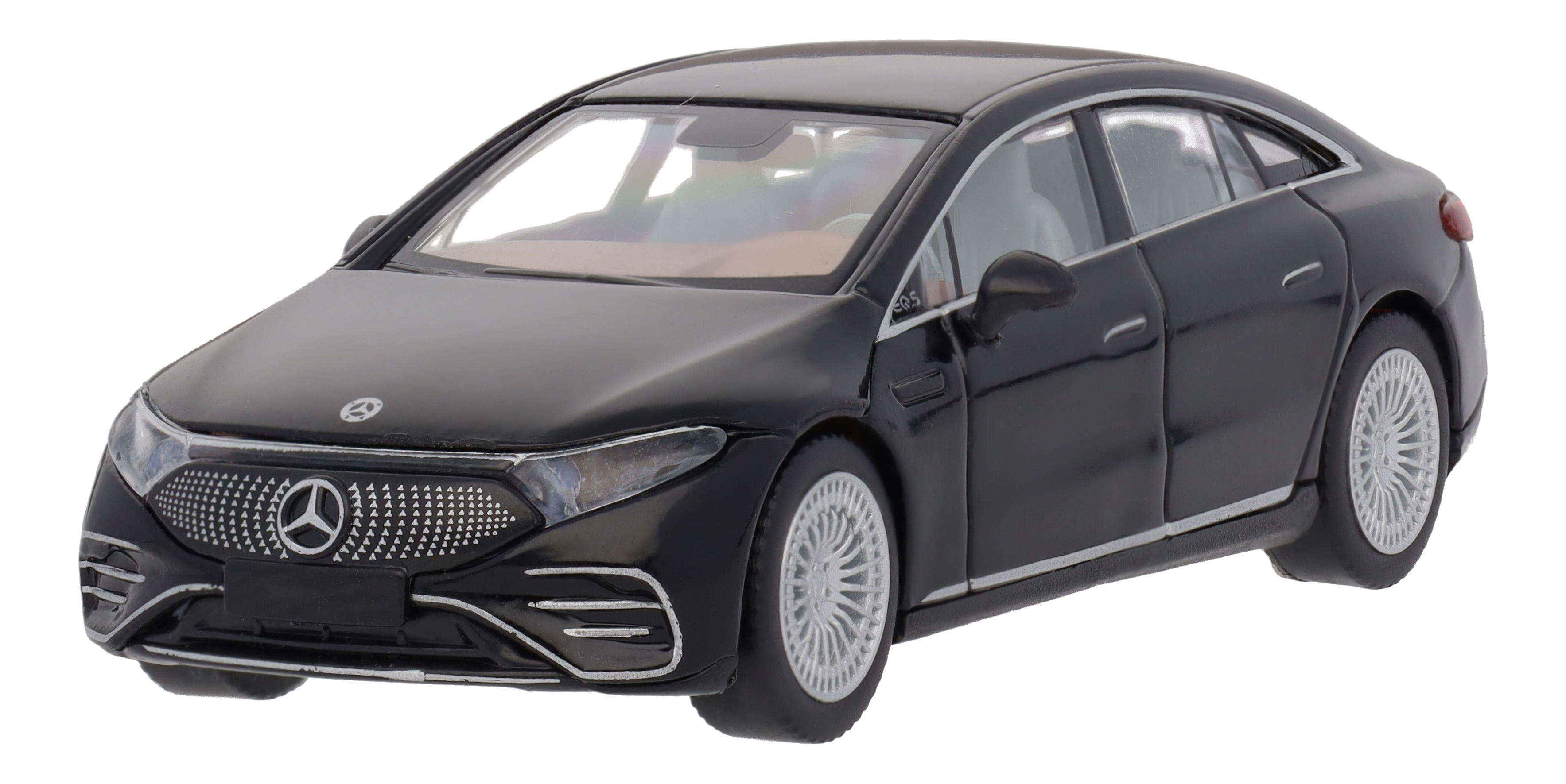 EQS, Limuzyna, AMG Line, V297 - czerń, Herpa, 1:87