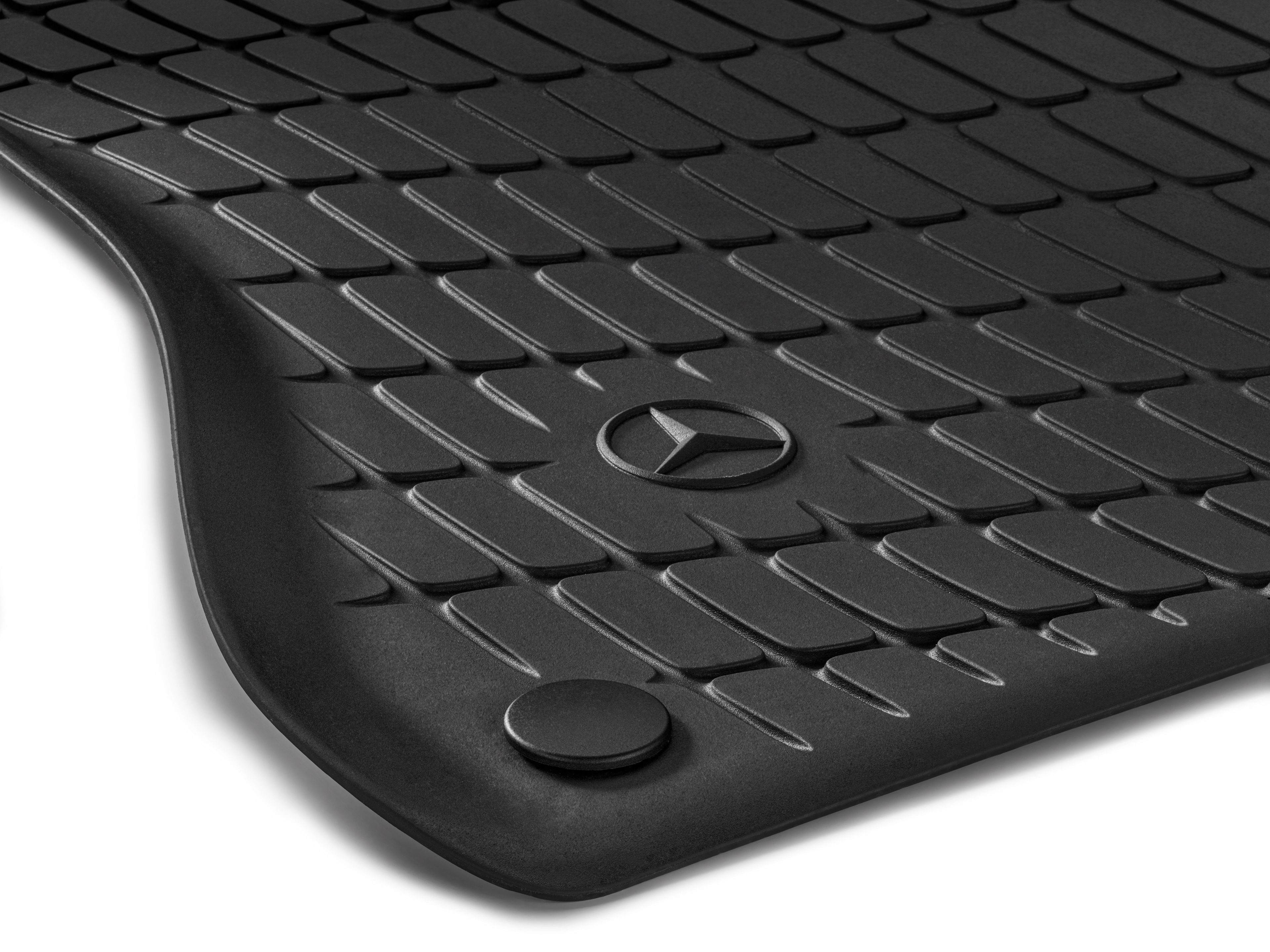 Maty na każdą pogodę Dynamic Squares, Maty po stronie kierowcy i pasażera, Zestaw 2-częściowy - kierownica z lewej strony, czerń