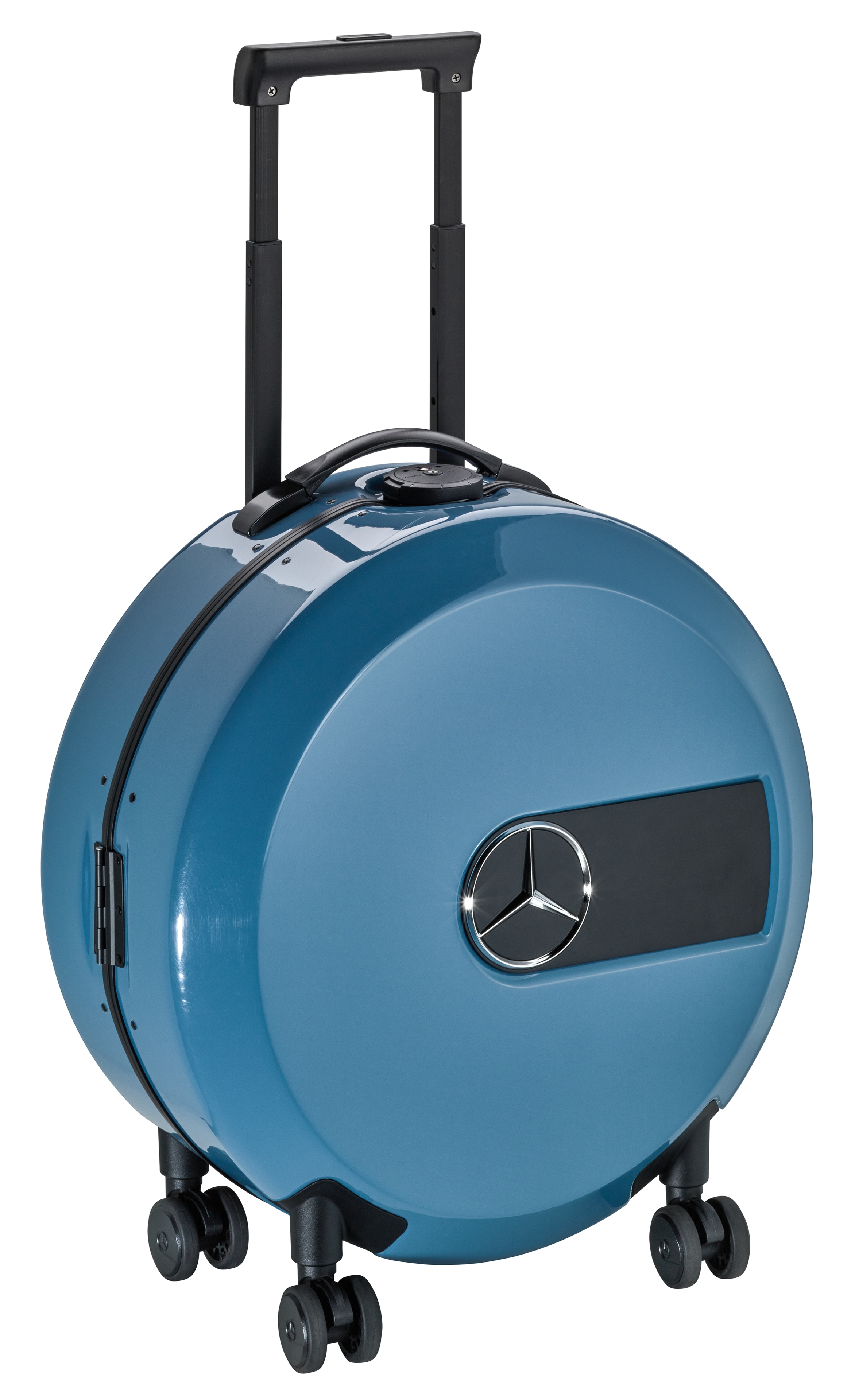 Walizka, G-Class - niebieski, poliwęglan / poliester, 45 l