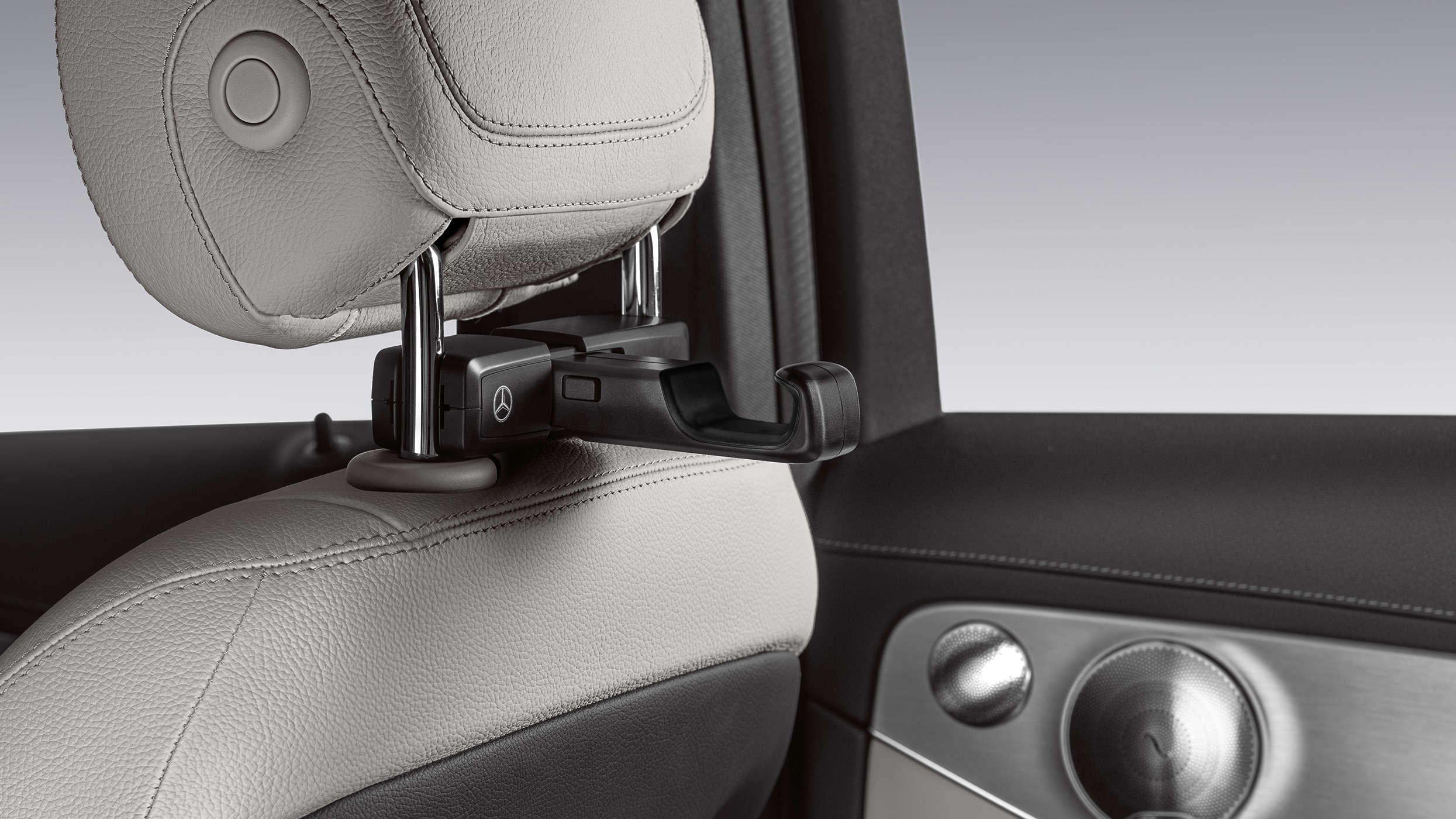 Haczyk na torby - czerń, tworzywo sztuczne