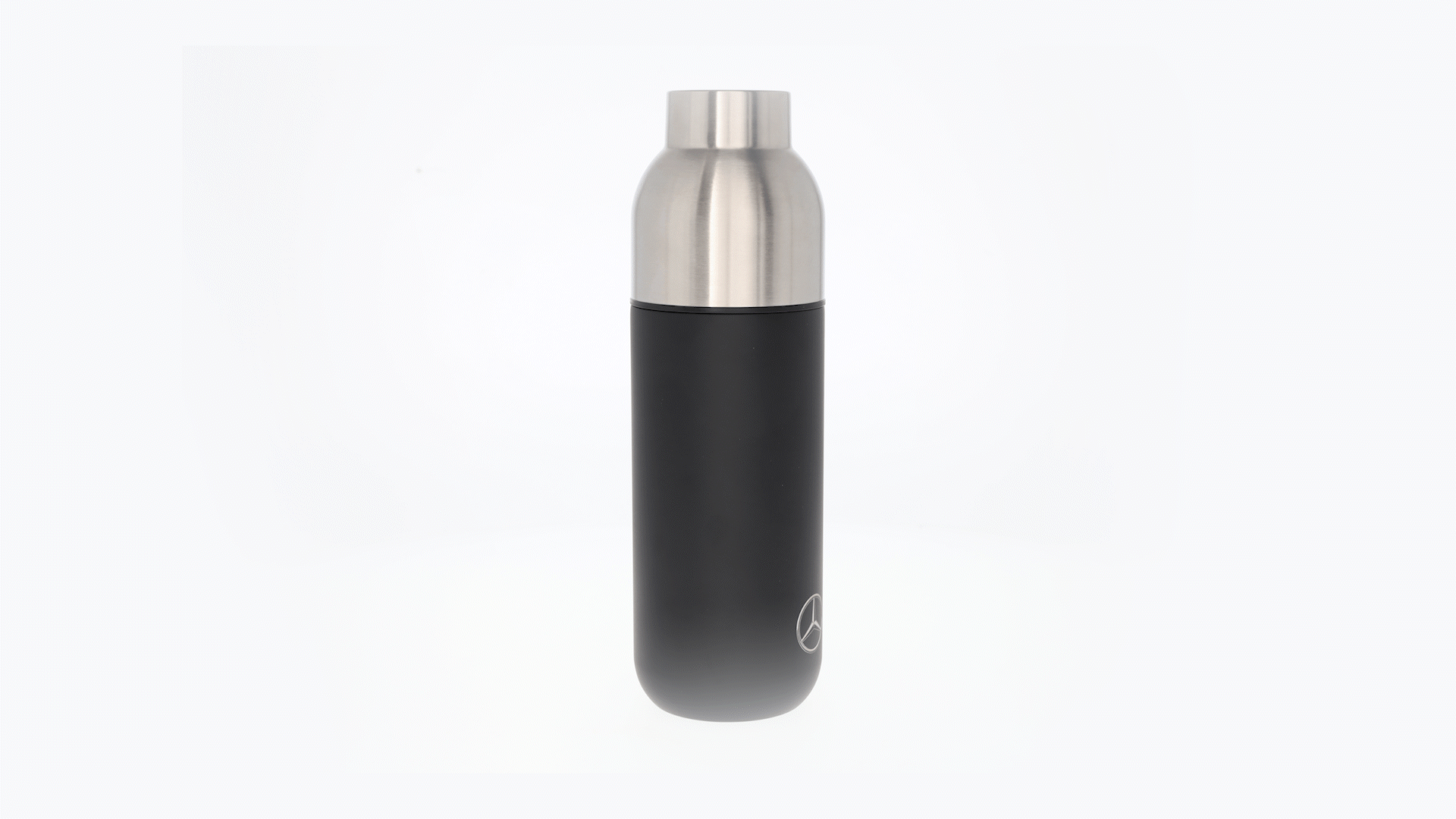 Termiczna butelka z kubkiem - czerń, stal nierdzewna / polipropylen, Stelton, 750 ml