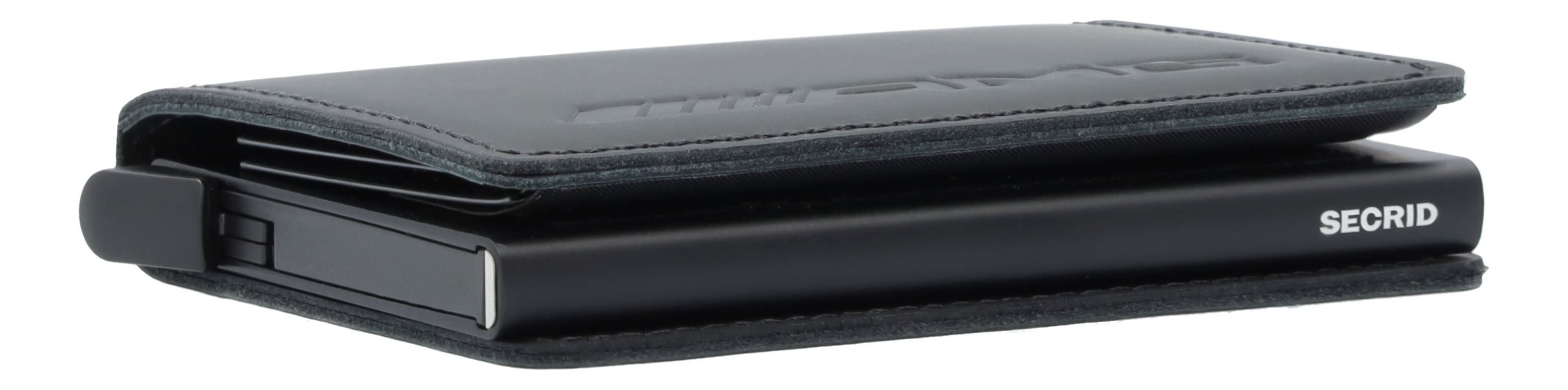 AMG Slimwallet - schwarz, Rindleder