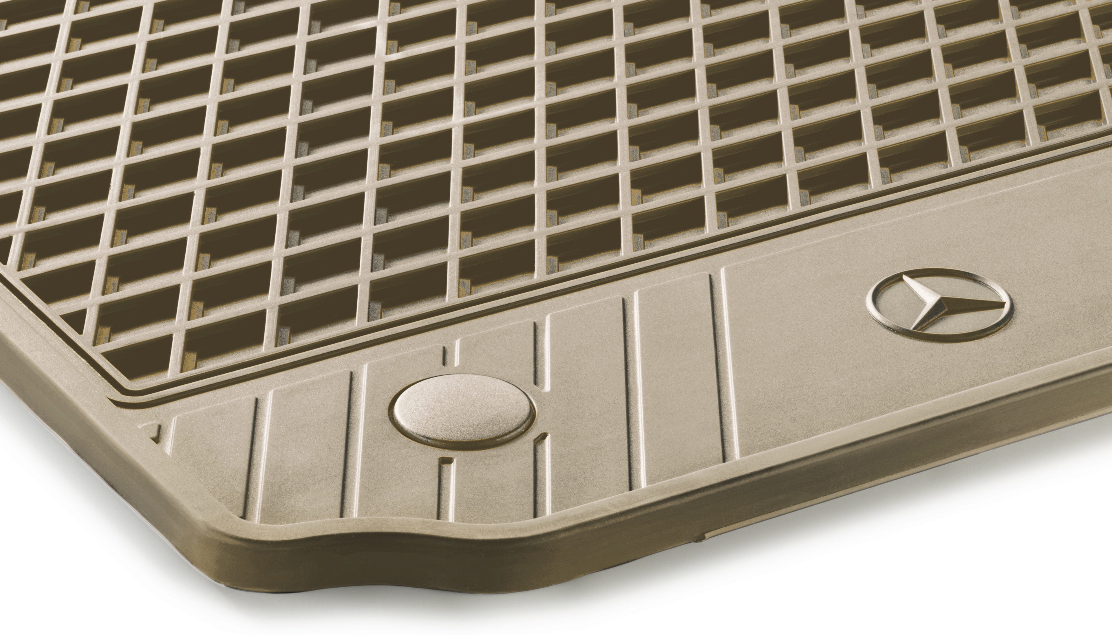 Maty na każdą pogodę CLASSIC, Maty po stronie kierowcy i pasażera, Zestaw 2-częściowy - kierownica z lewej strony, beż jedwabiu