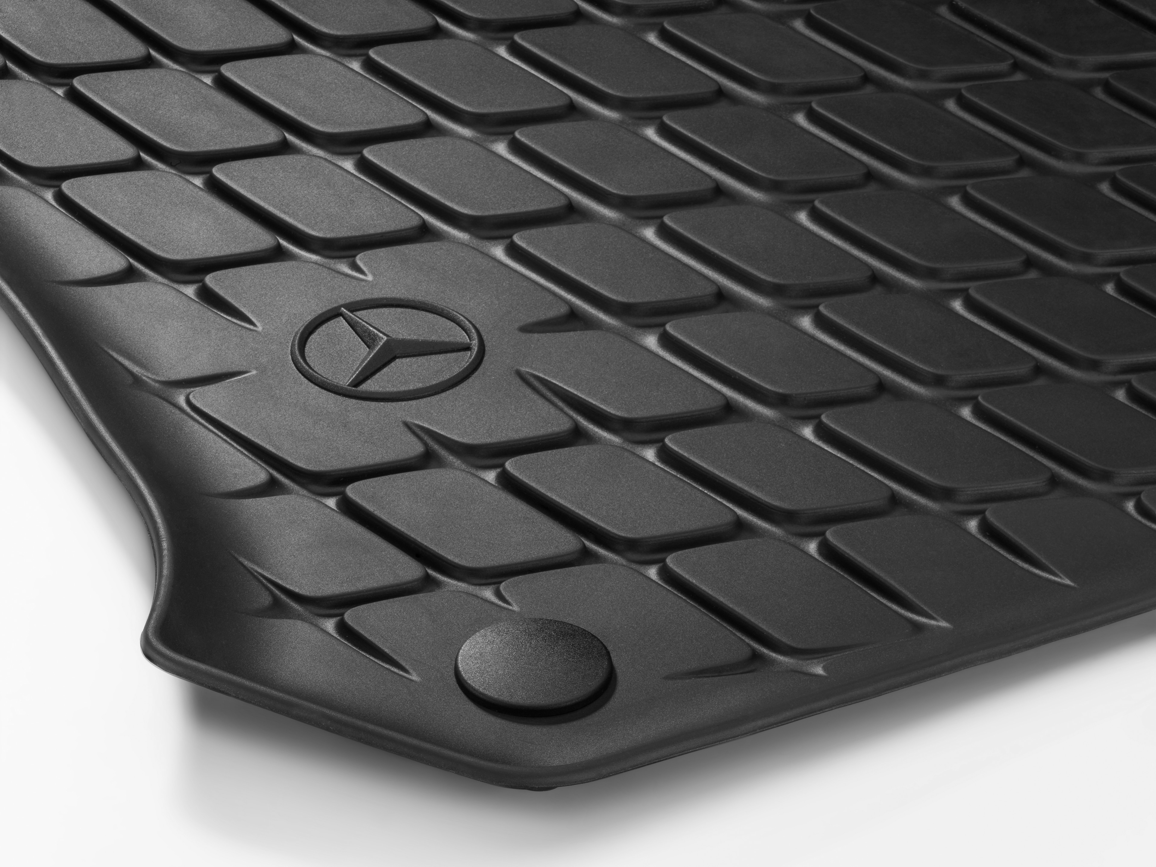 Maty na każdą pogodę Dynamic Squares, Maty po stronie kierowcy i pasażera, Zestaw 2-częściowy - kierownica z lewej strony, czerń