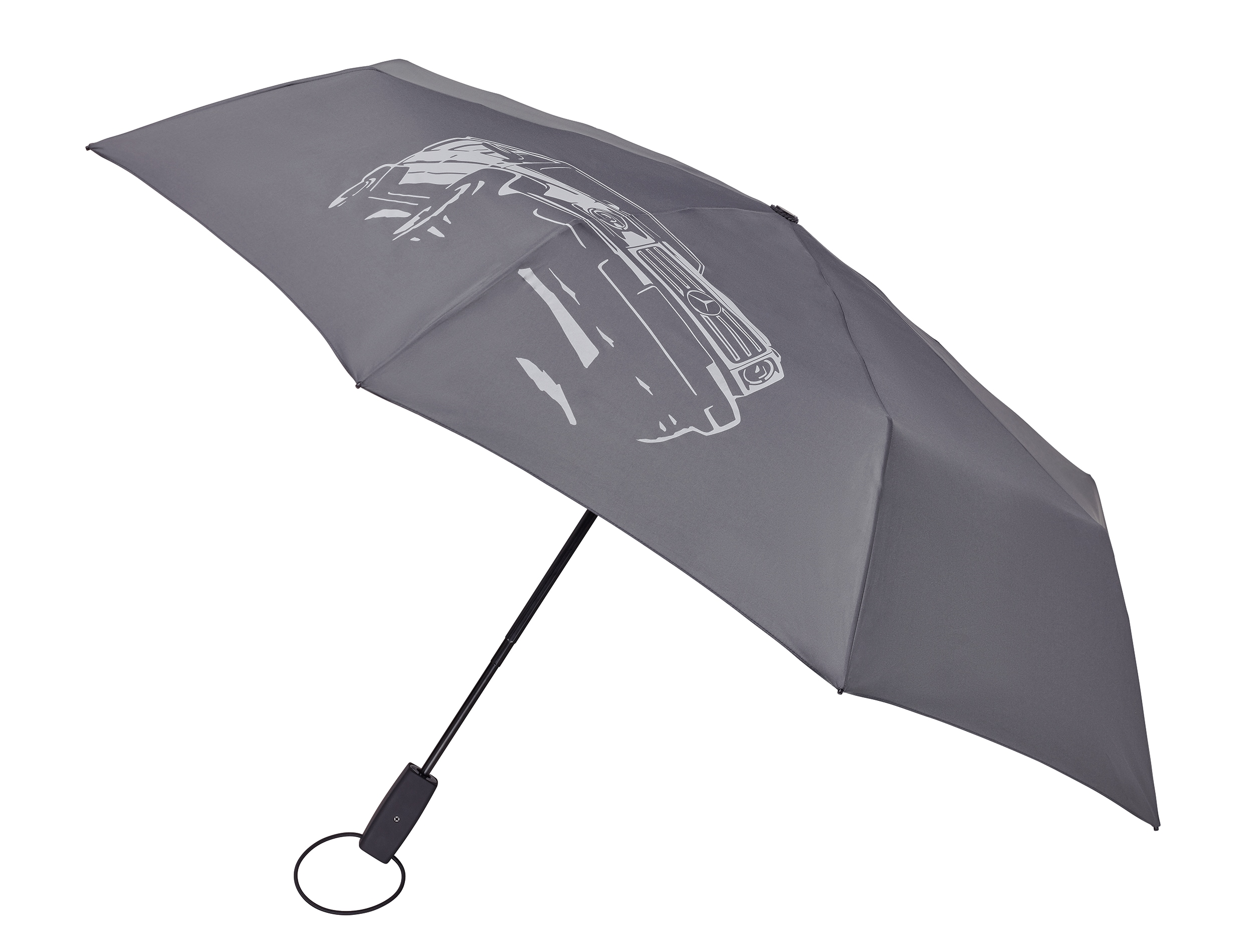 Parasol składany, G-Class - szarość tytanu, poliester