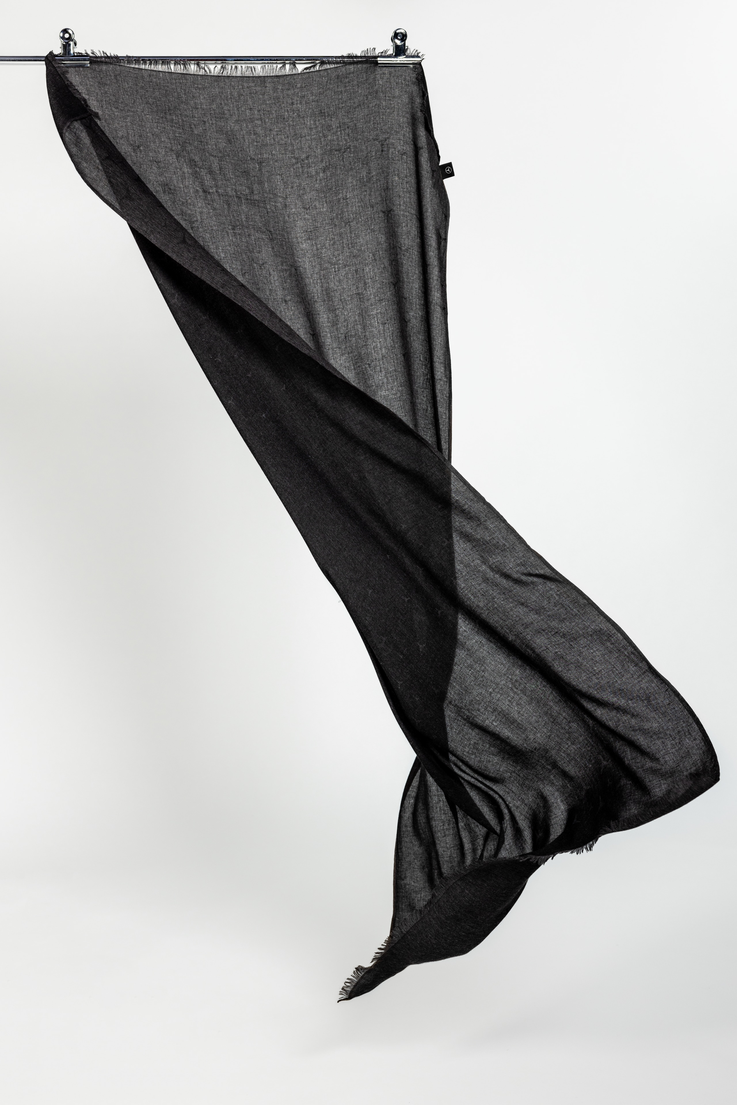 Chusta - ciemnoszary / czerń, one size