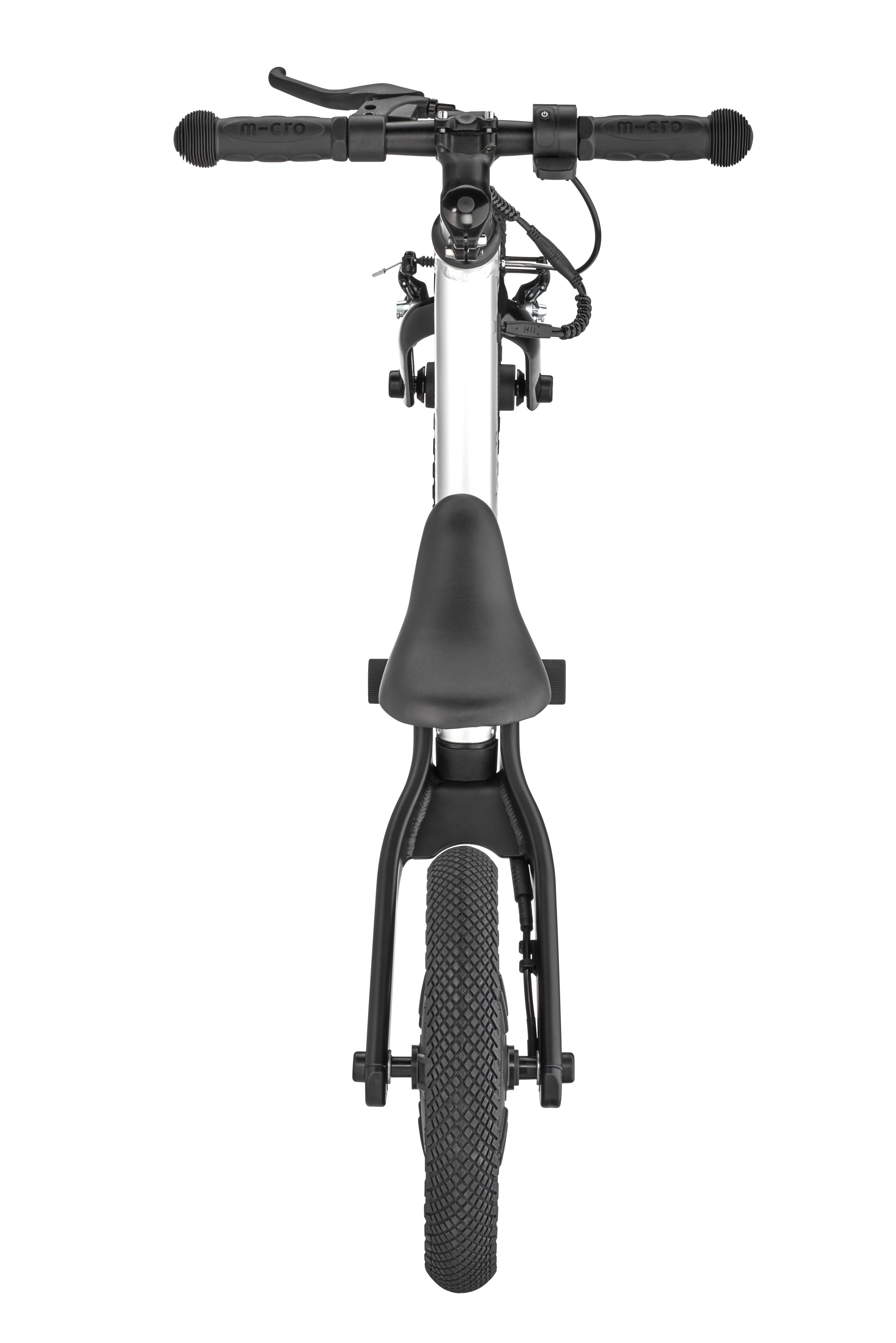 Rowerek biegowy dla dzieci, E-Balance - srebrny, aluminium, Micro Mobility