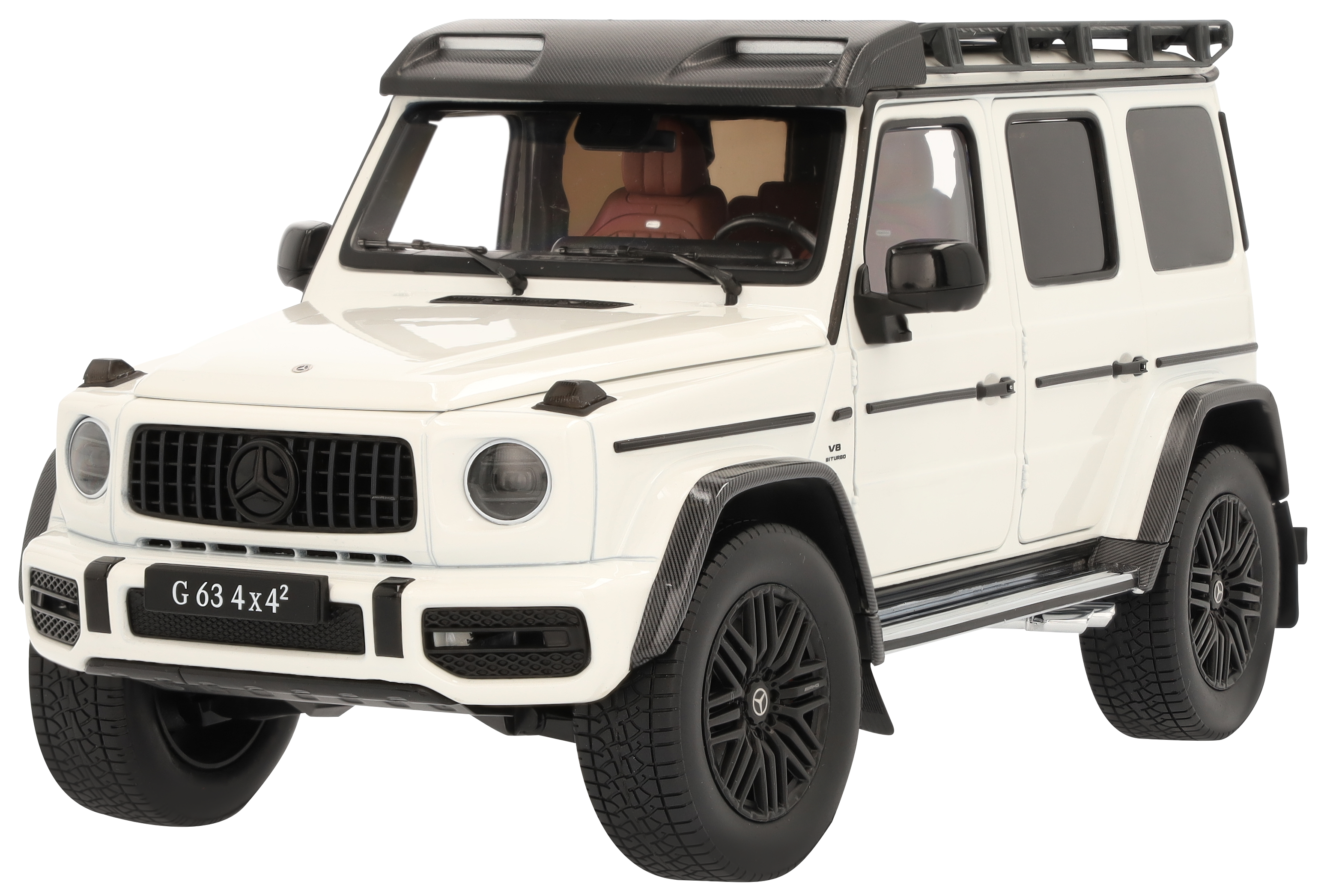Mercedes-AMG G 63 4x4², W463 - C manufactory biel opalitu bright, iScale, 1:18