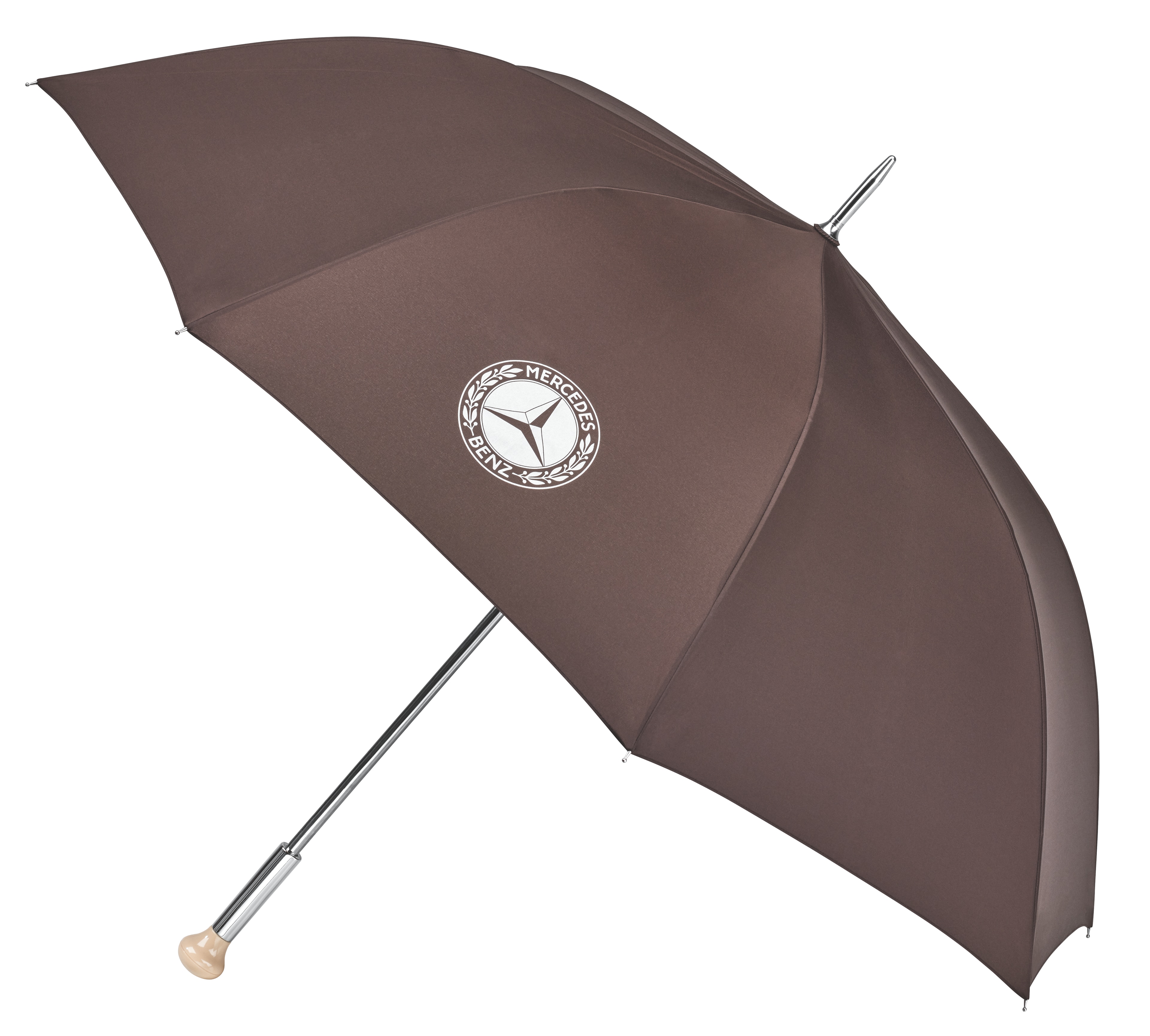 Parasol gościnny, 300 SL, Gałka dźwigni zmiany biegów - brązowy, stal / włókno szklane / poliester (z recyklingu)