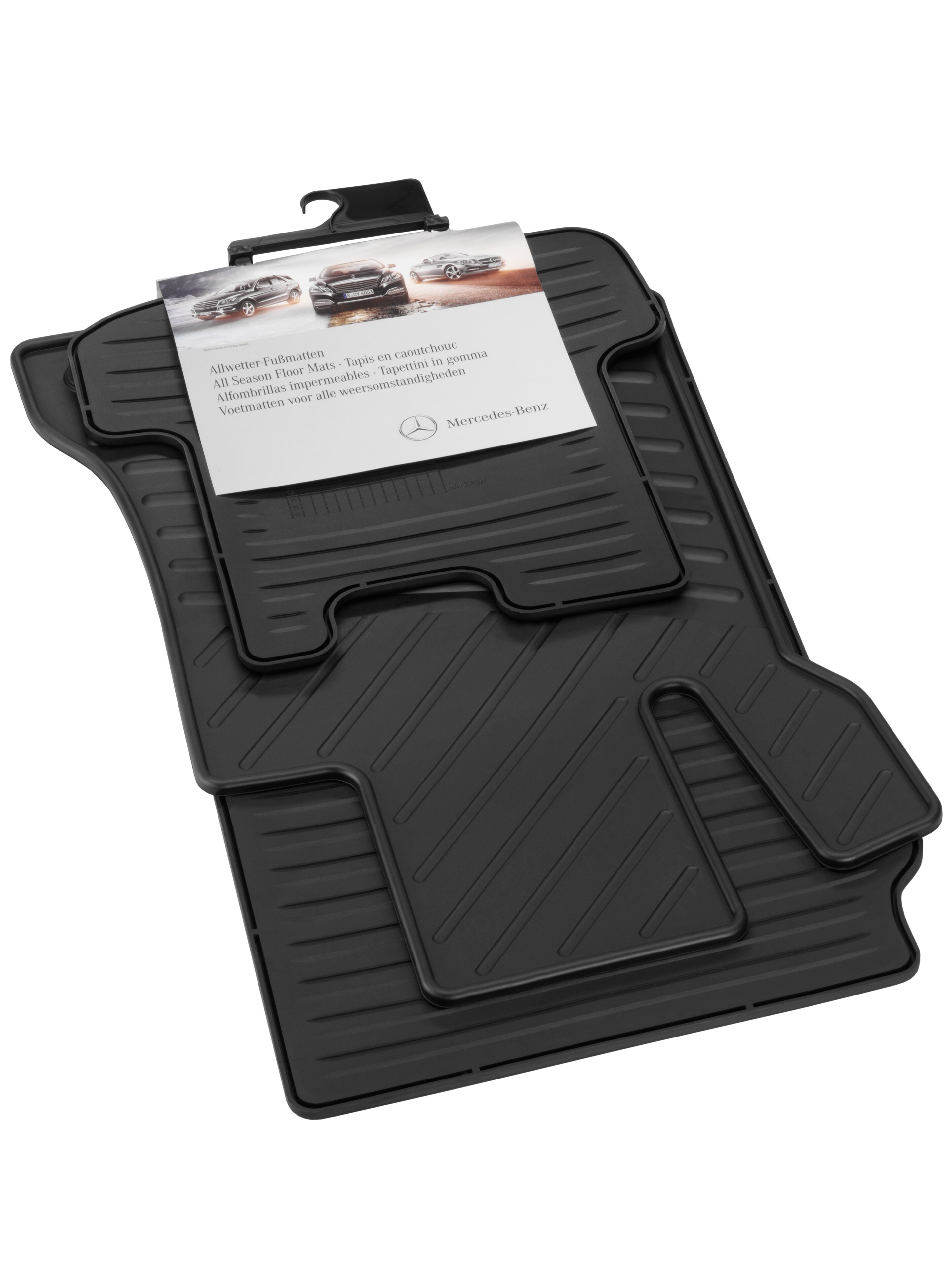 Allwettermatten, CLASSIC, Satz, 4-teilig - LL, schwarz