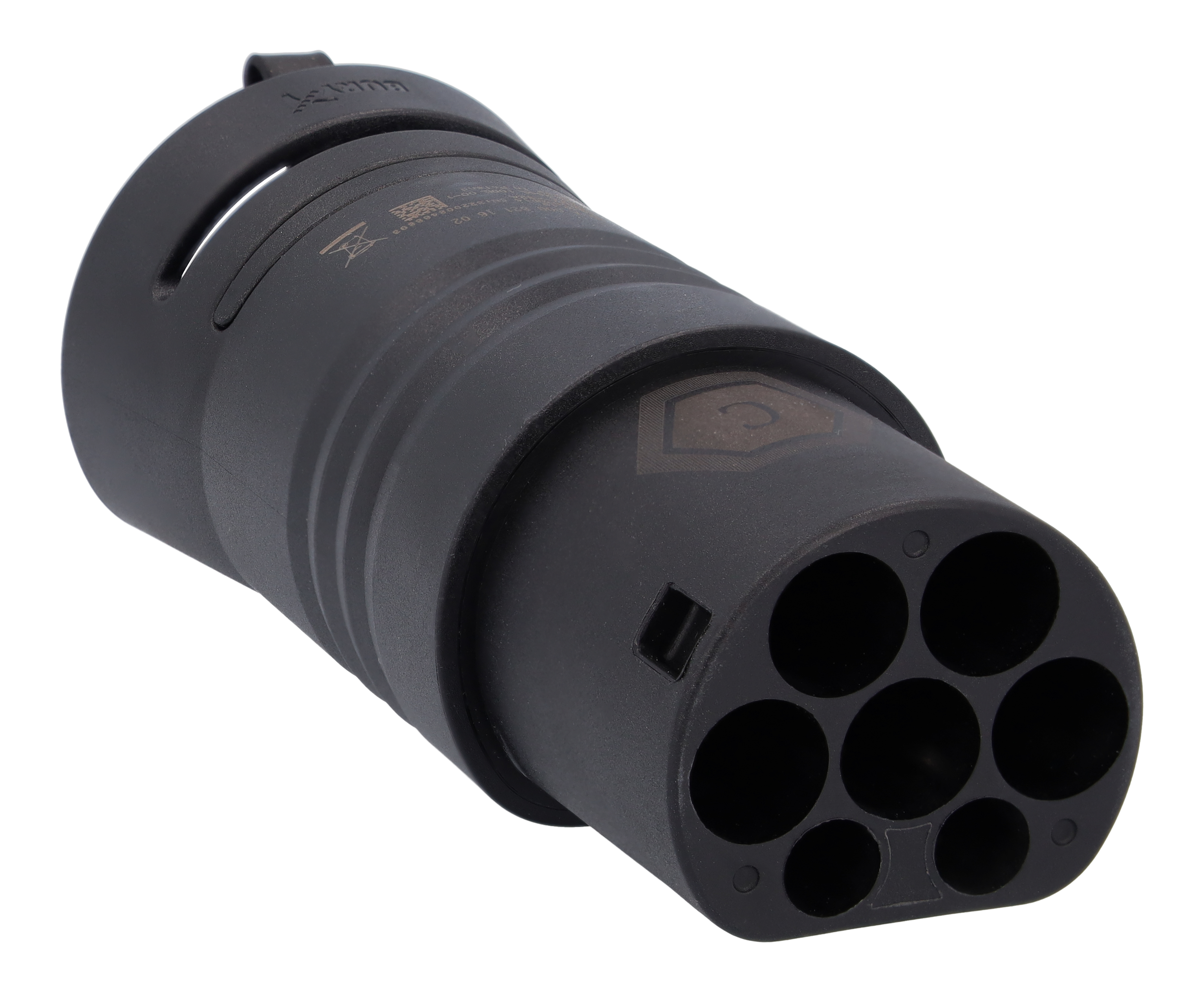 Elastyczny system ładowania Pro, Adapter, Typ 2 - tworzywo sztuczne, czerń, kierownica z lewej/prawej strony