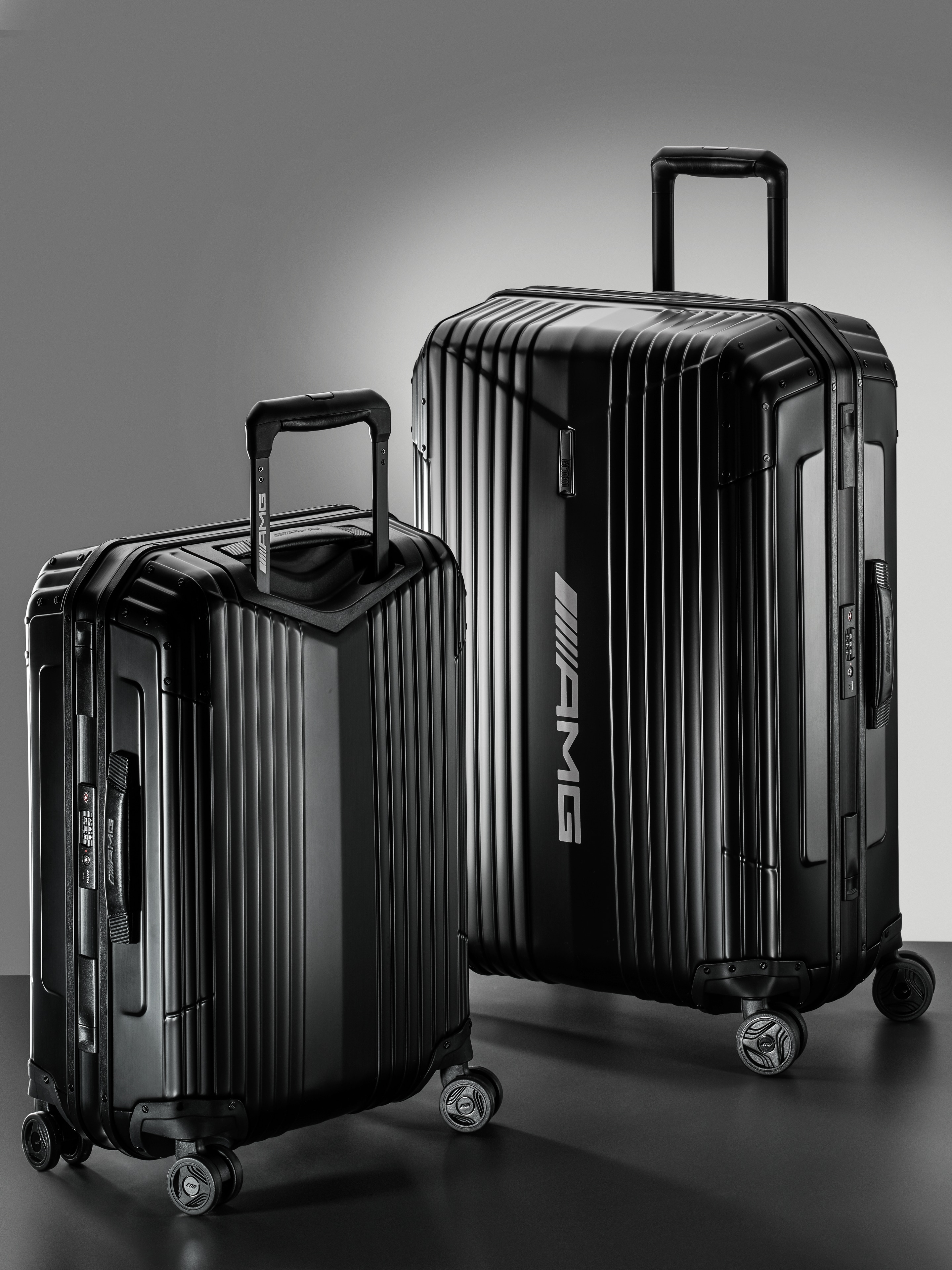 AMG Koffer, 7R Master, 70 cm - schwarz, Aluminium, Hartmann, 73 l