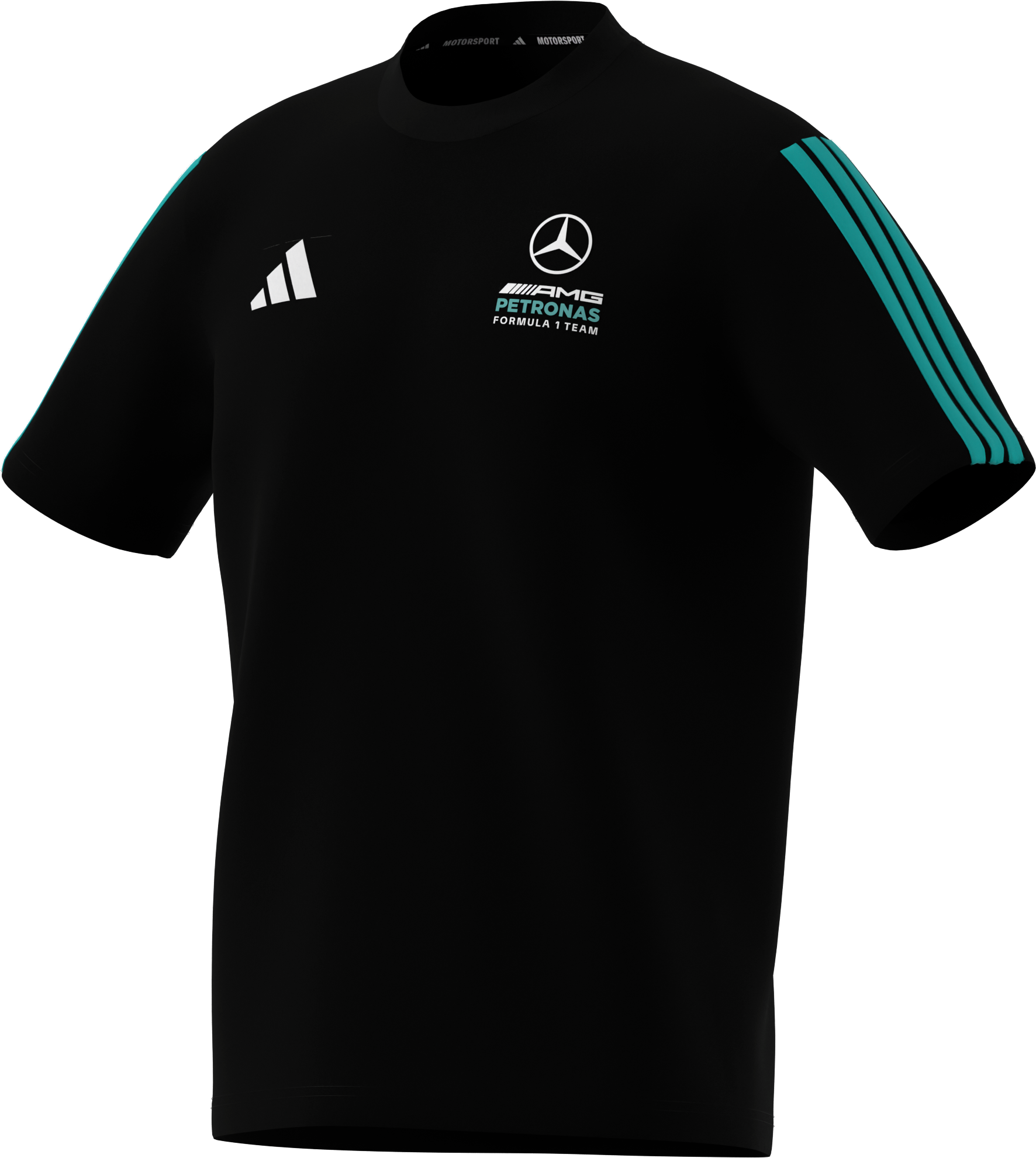 T-shirt męski, Mercedes-AMG F1 - czerń, XL