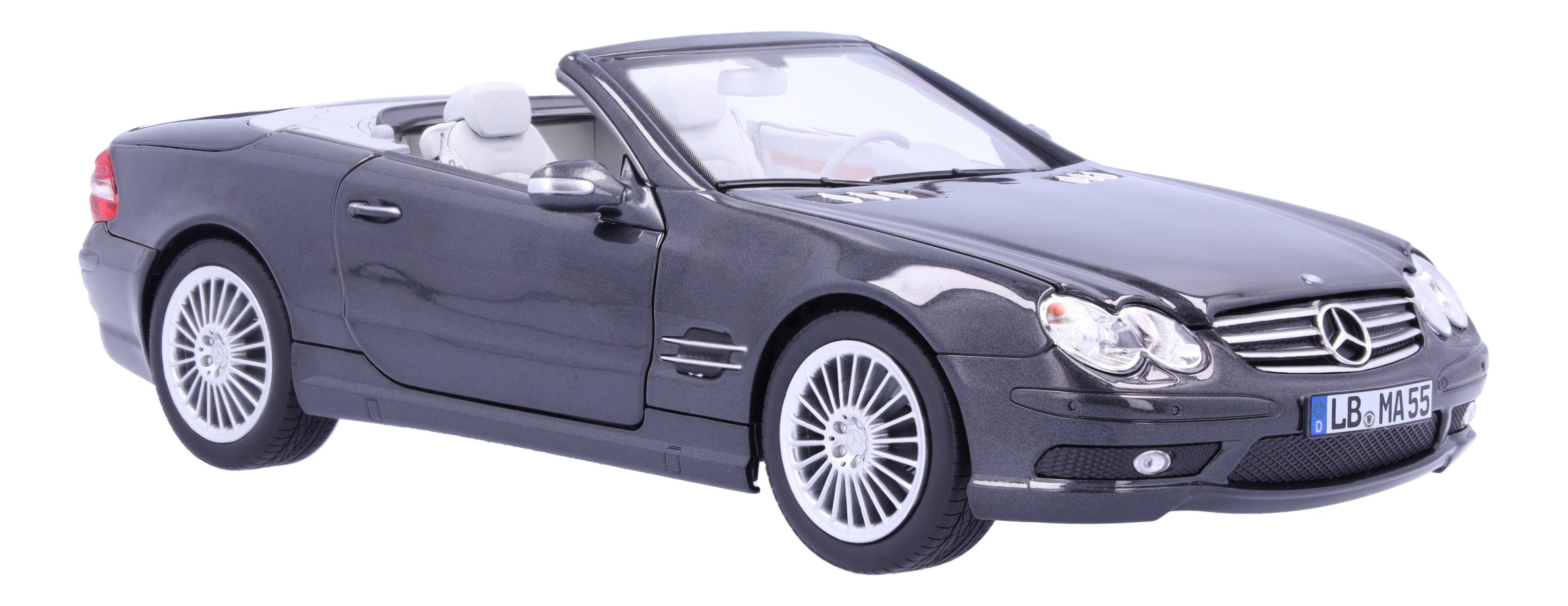 SL 55 AMG R 230 (2001-2006) - obsidianschwarz, Norev, 1:18