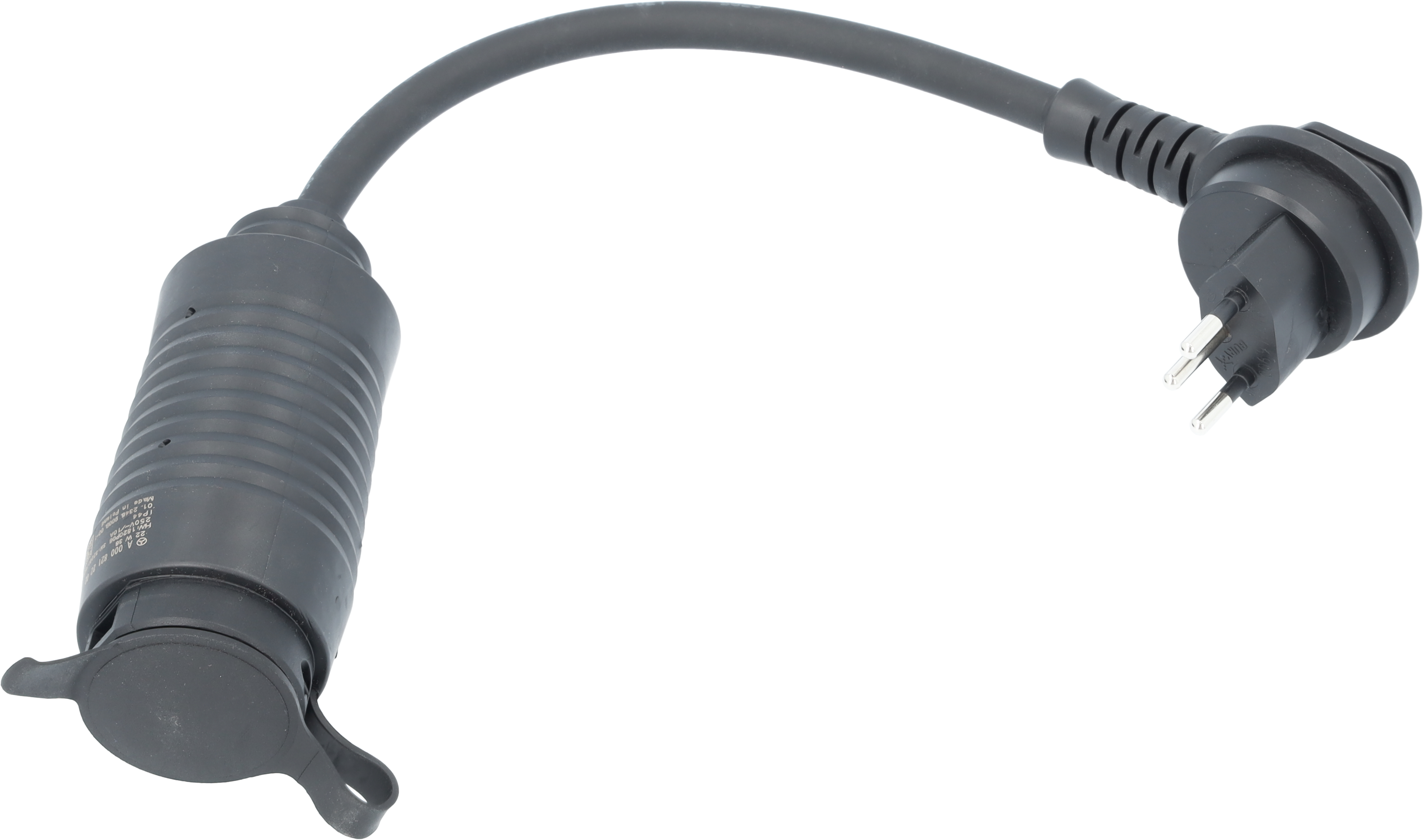 Elastyczny system ładowania Pro, Adapter, T13 (CH) - tworzywo sztuczne, czerń, kierownica z lewej/prawej strony