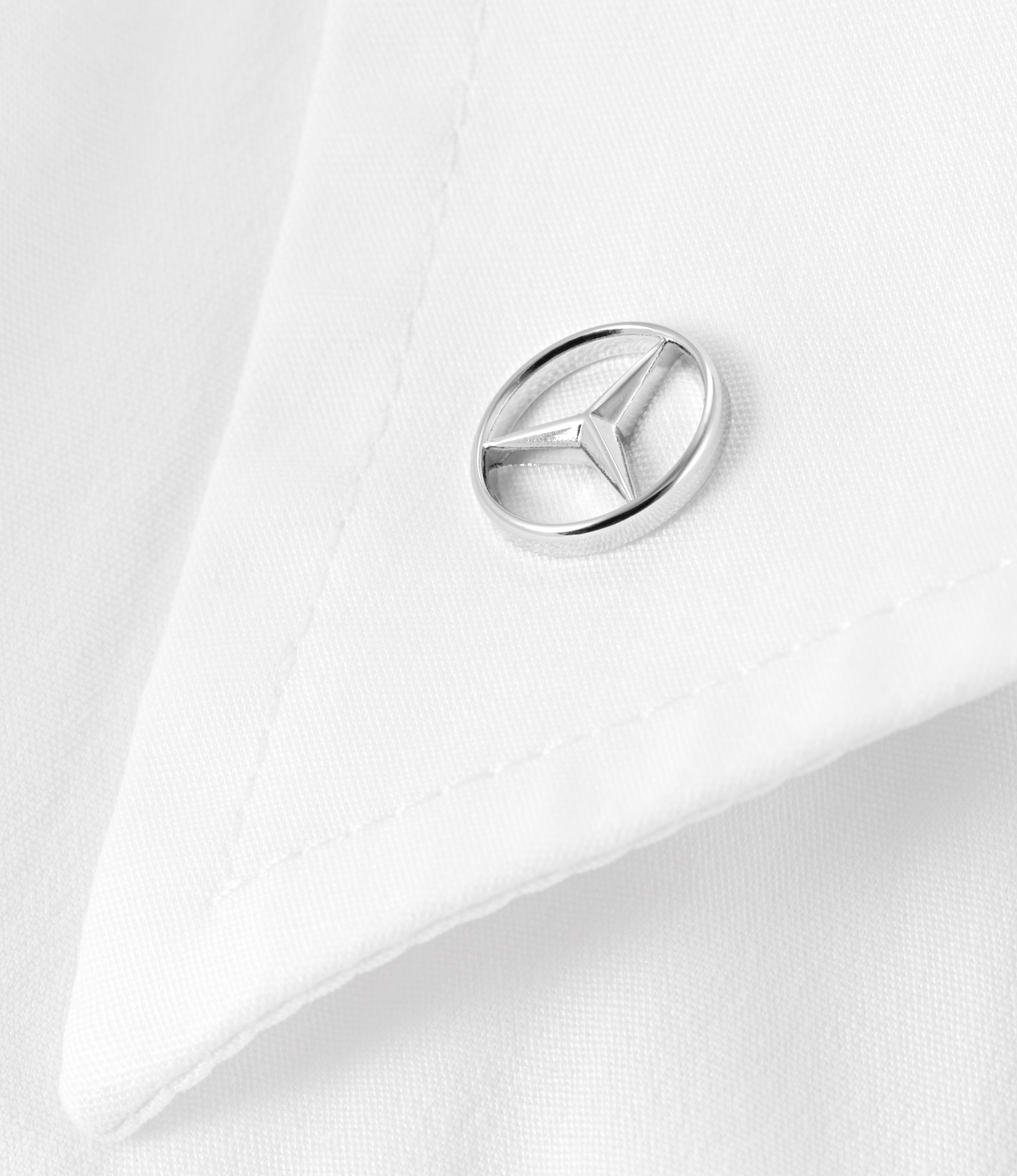 PIN, Mercedes Stern - silberfarben, Edelstahl, poliert