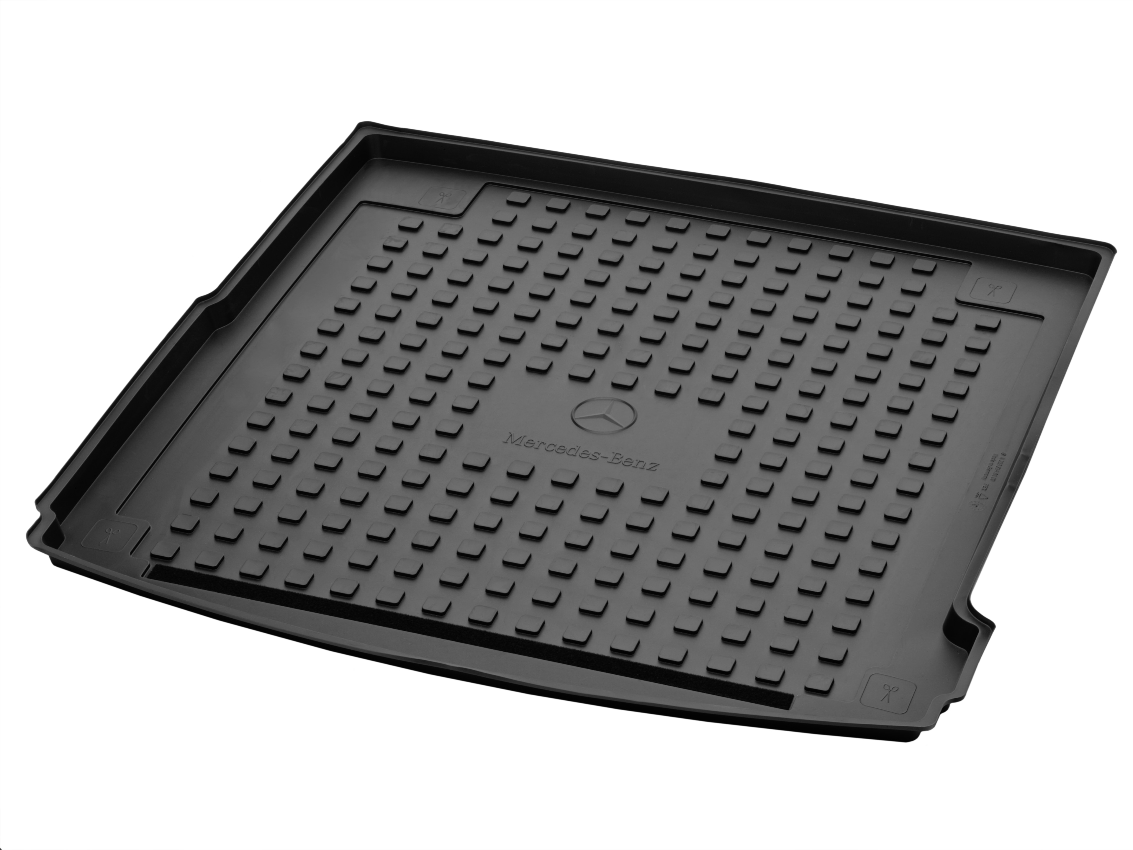 Wkładka do bagażnika, płaska - czerń, polipropylen