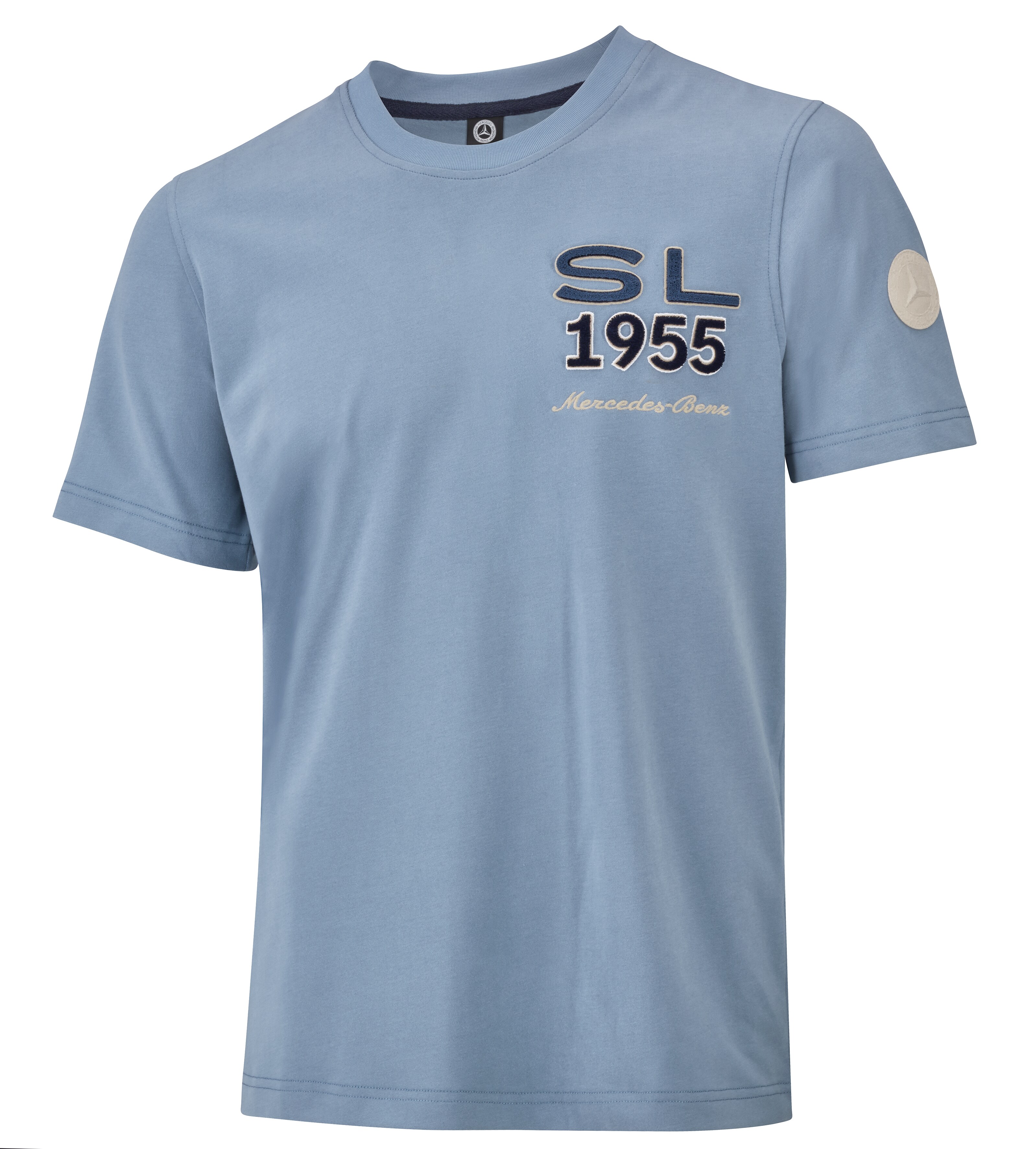 T-shirt unisex - niebieski vintage, L