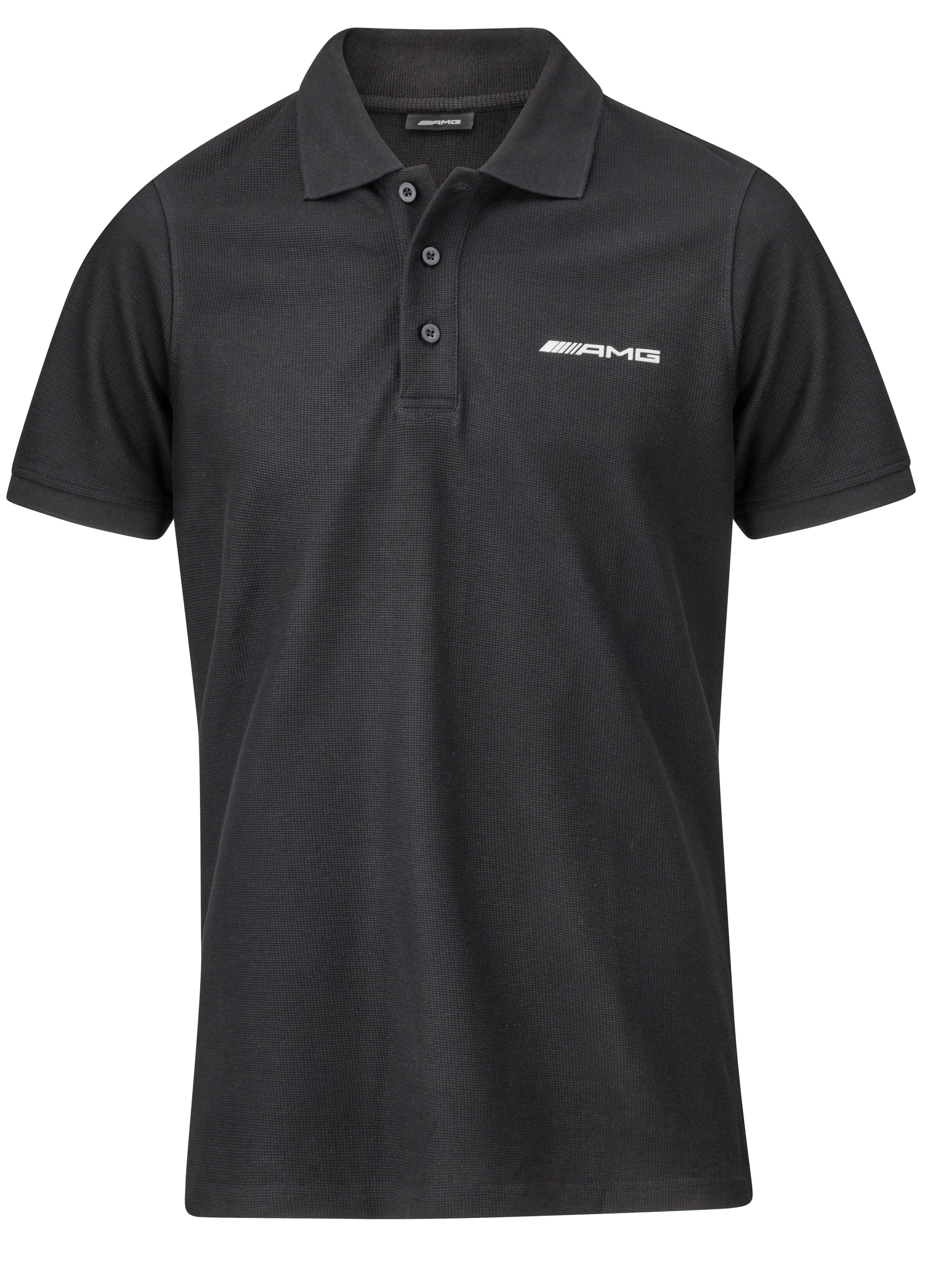 AMG Poloshirt Herren - schwarz, S