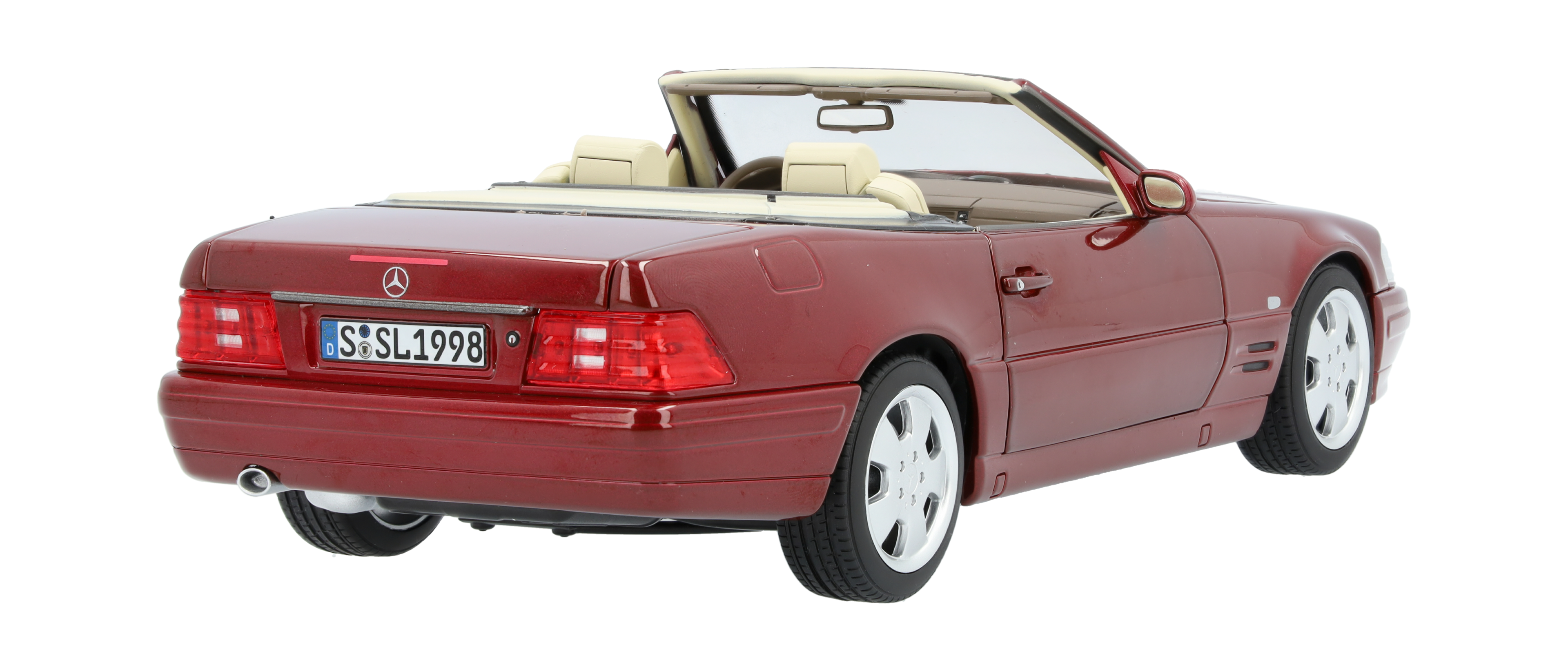 SL 500 R129 (1998-2001) - bernsteinrot, Norev, 1:18