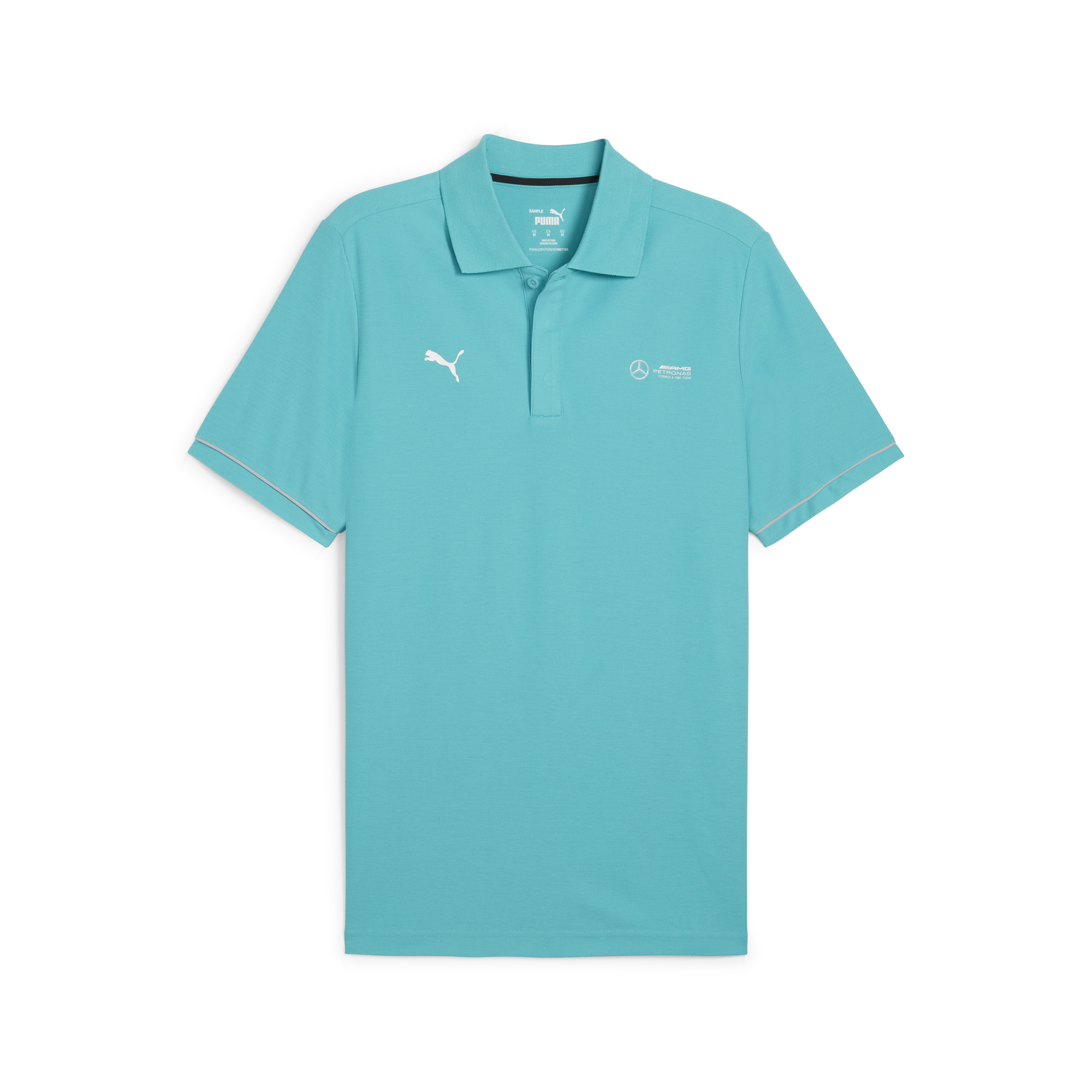 Poloshirt Herren, Mercedes-AMG F1 - grün, S