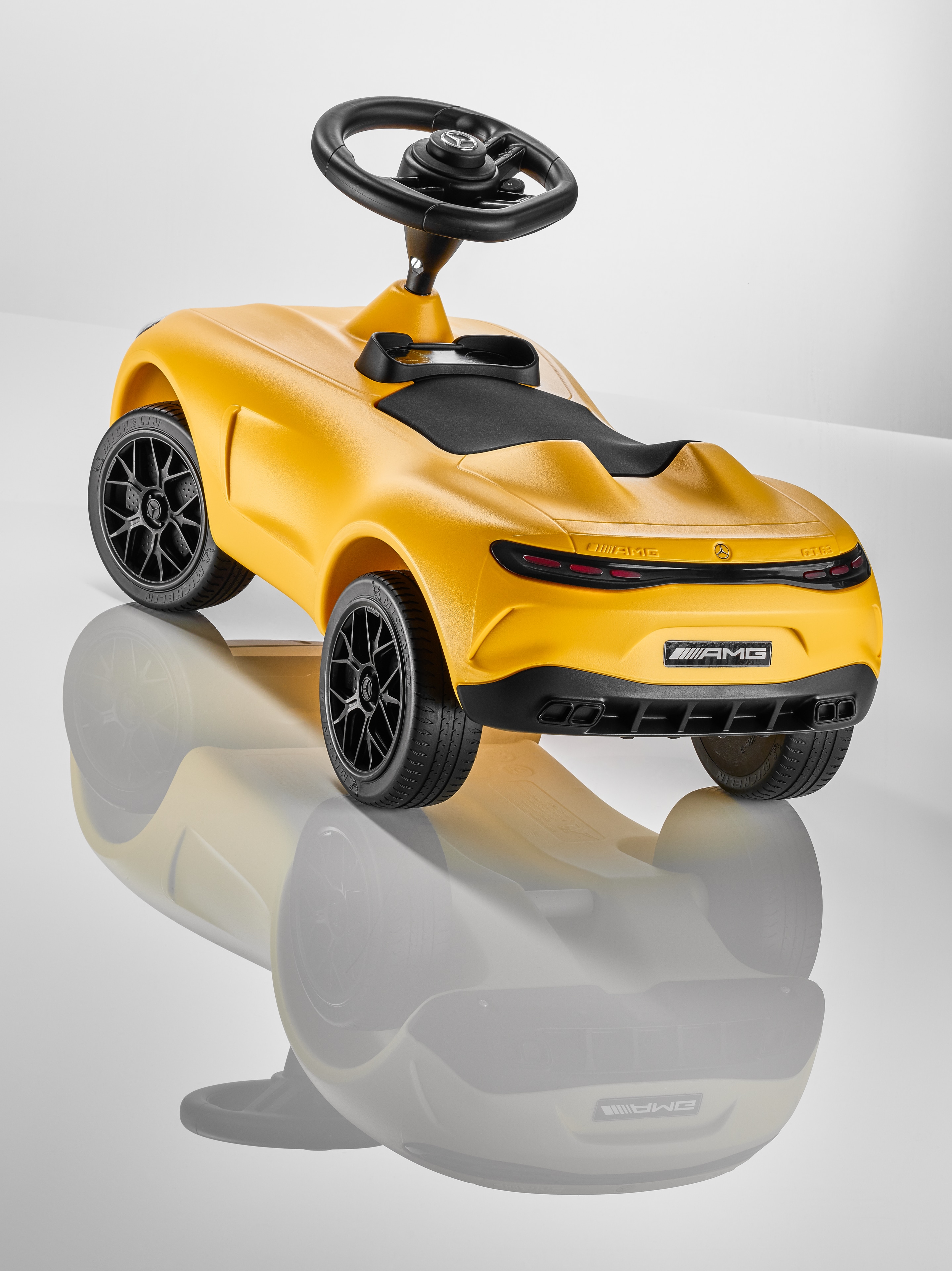 Kinderrutscher Bobby-AMG GT - sonnengelb, BIG