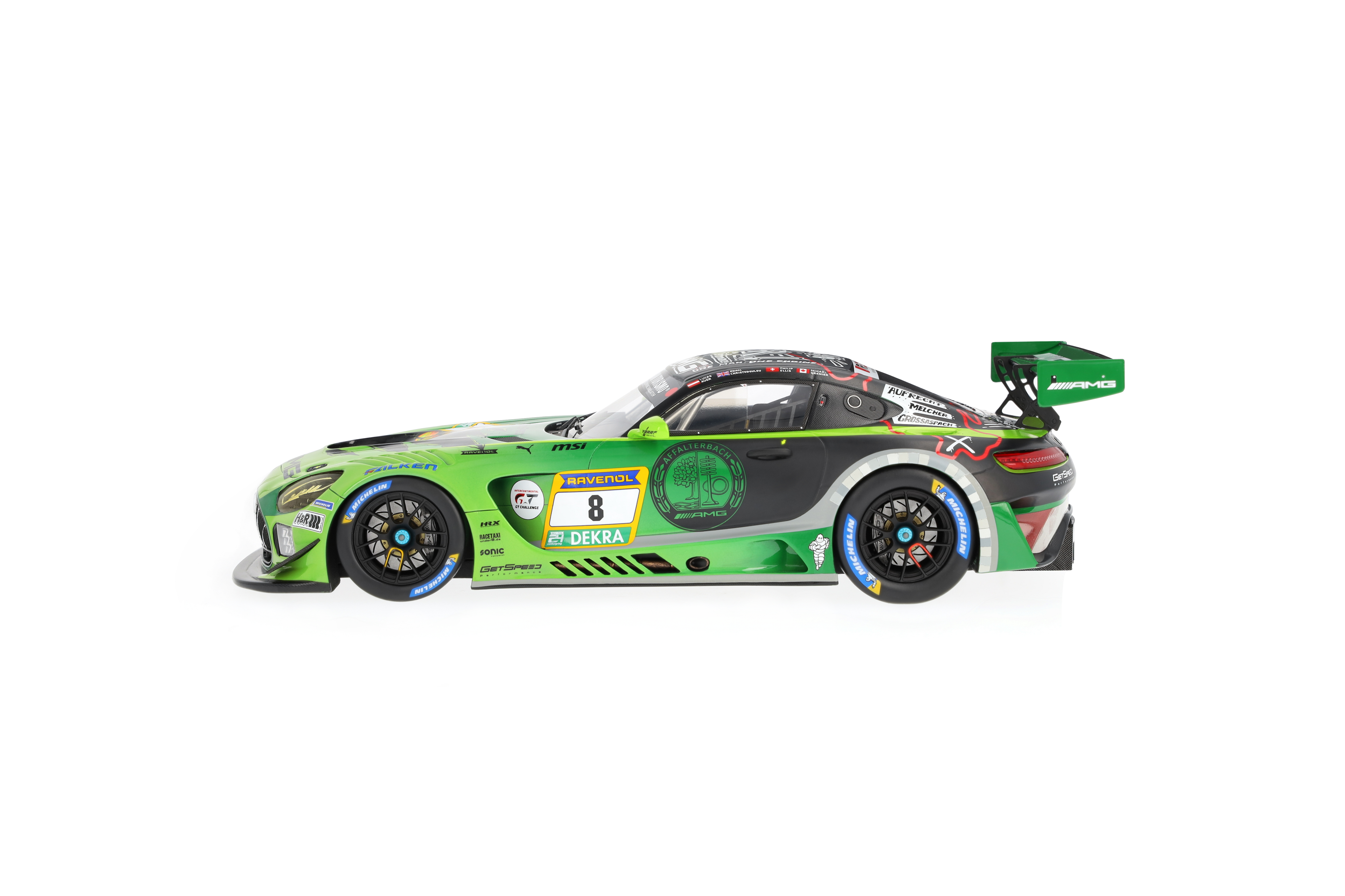 Mercedes-AMG GT3, ADAC RAVENOL 24h Nürburgring 2024, C190 - jasnozielony mango, Minimax, 1:18