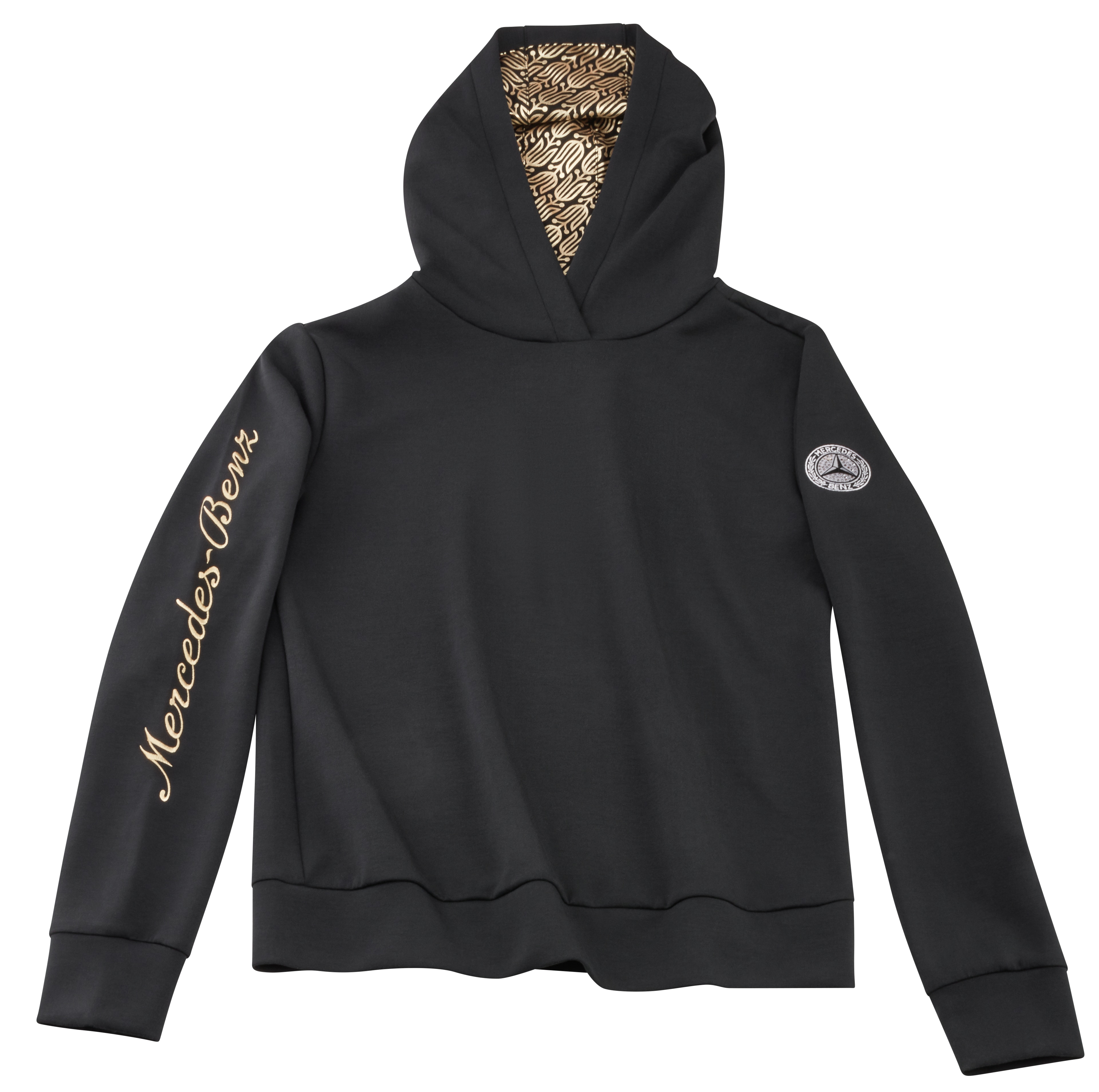 Sweathoody Damen - schwarz, XS