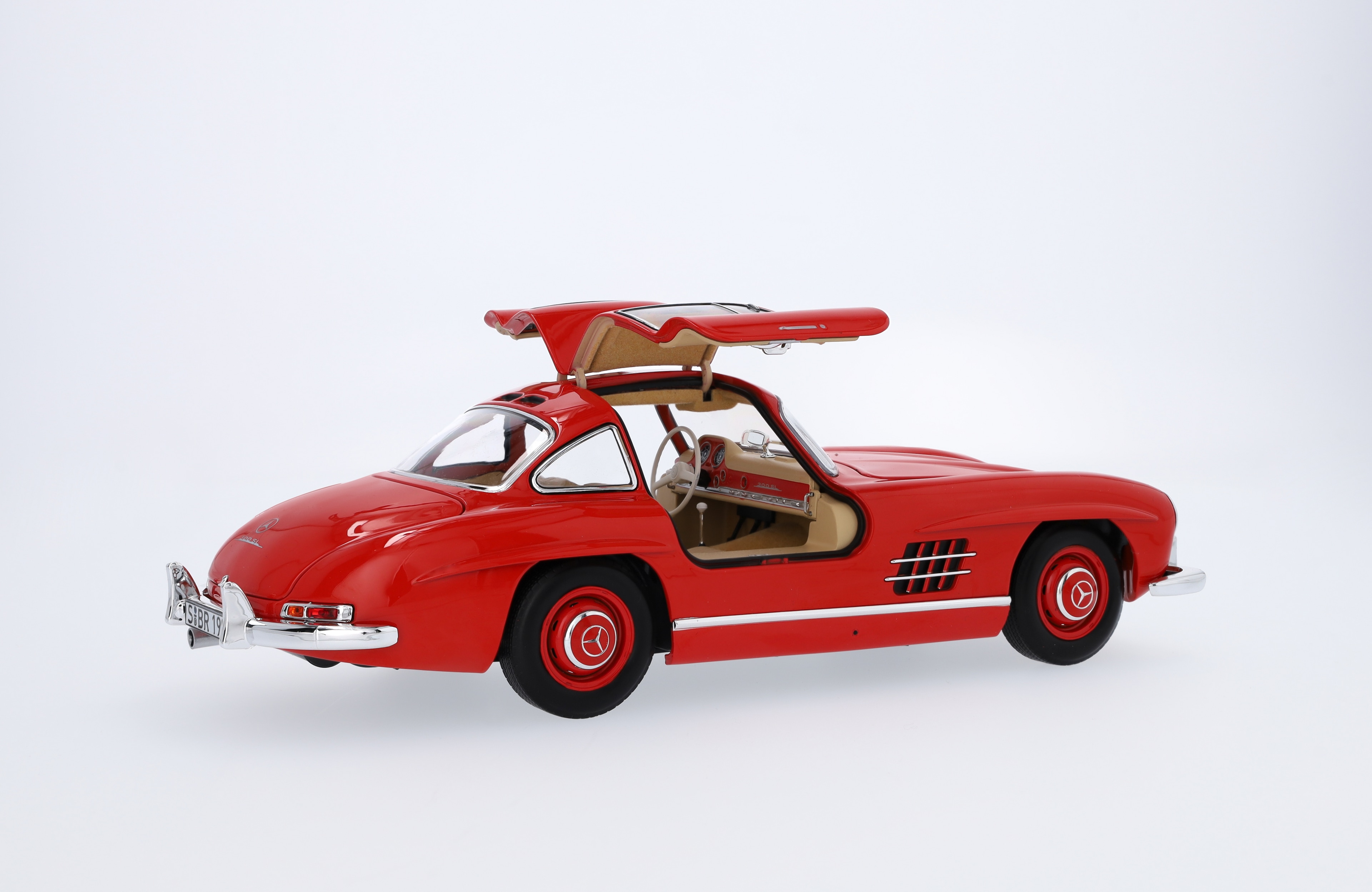 300 SL Coupé (1954-1957) W 198 - feuerwehrrot, Norev, 1:18