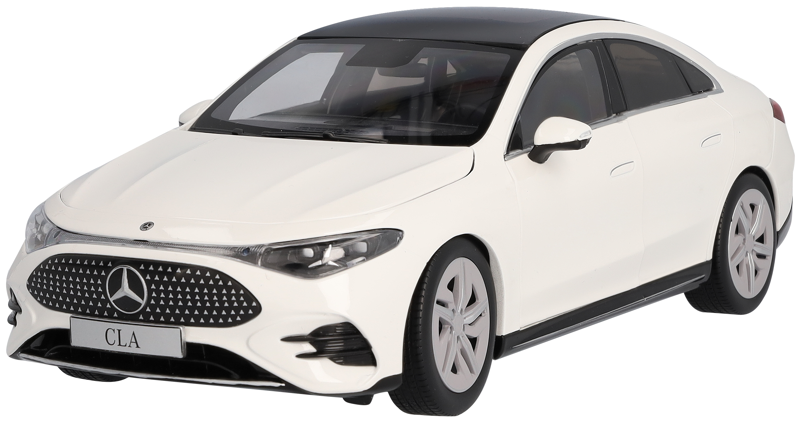 CLA Coupé, C174 - biel polarna, NZG, 1:18