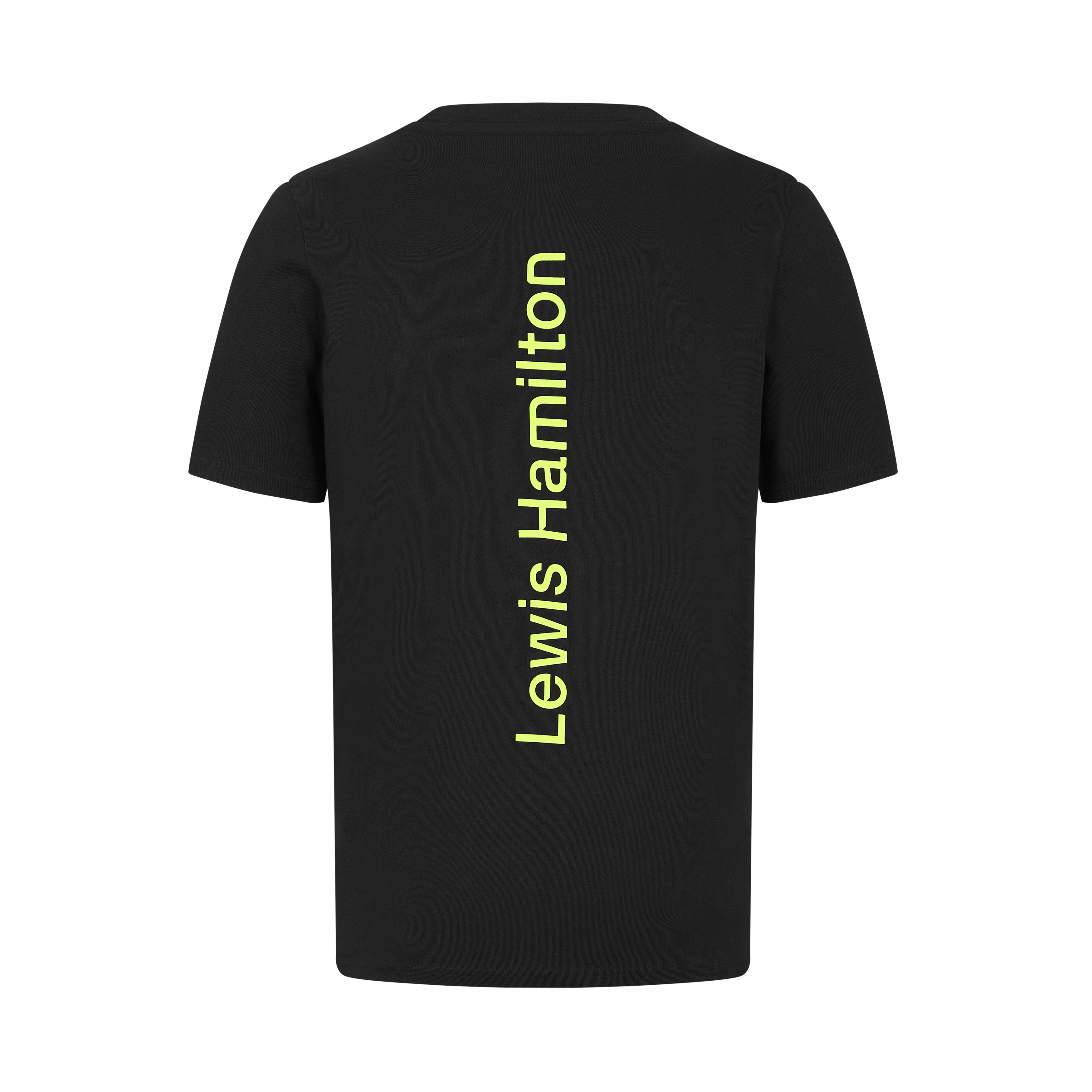 T-Shirt Unisex, Hamilton, Mercedes-AMG F1 - schwarz / gelb, M