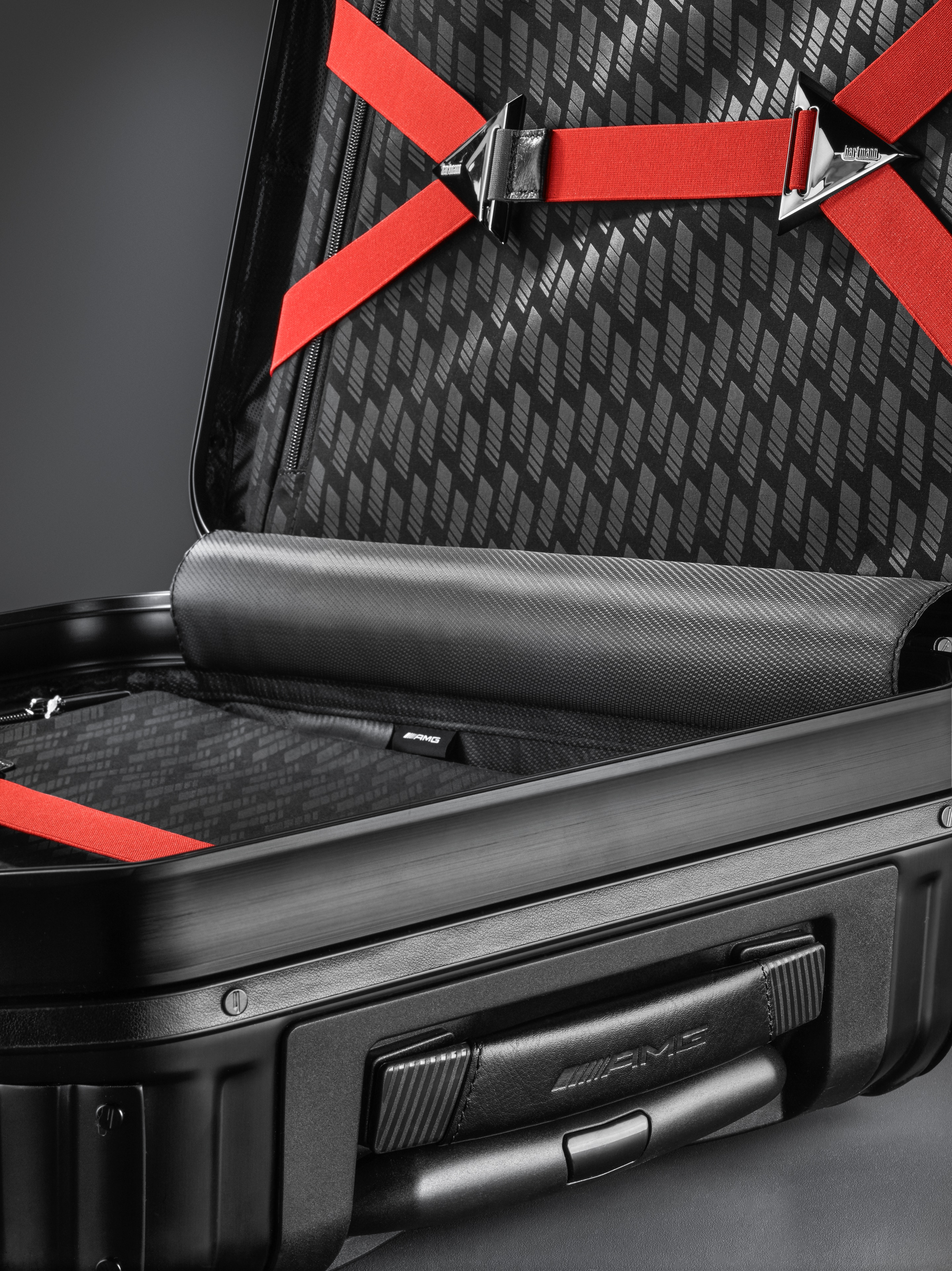 AMG Koffer, 7R Master, 55 cm - schwarz, Aluminium, Hartmann, 37,5 l