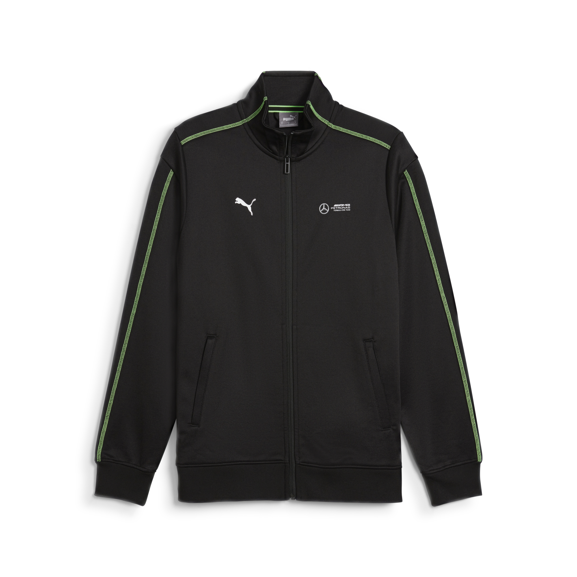 Sweatjacke, Unisex, Mercedes-AMG F1 - schwarz, S