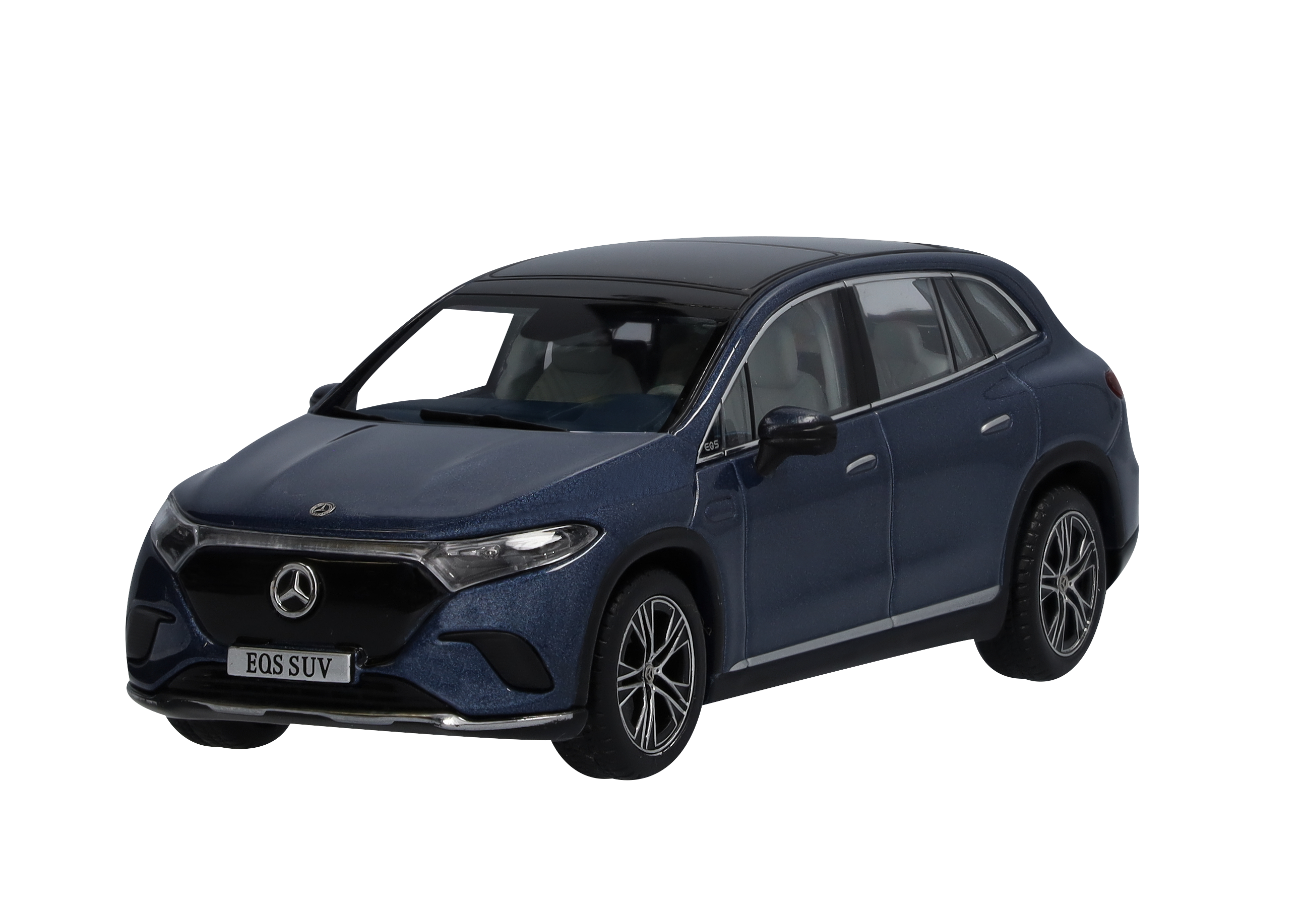 EQS SUV, Electric Art Line, X296 - niebieski sodalitu, Minimax, 1:43