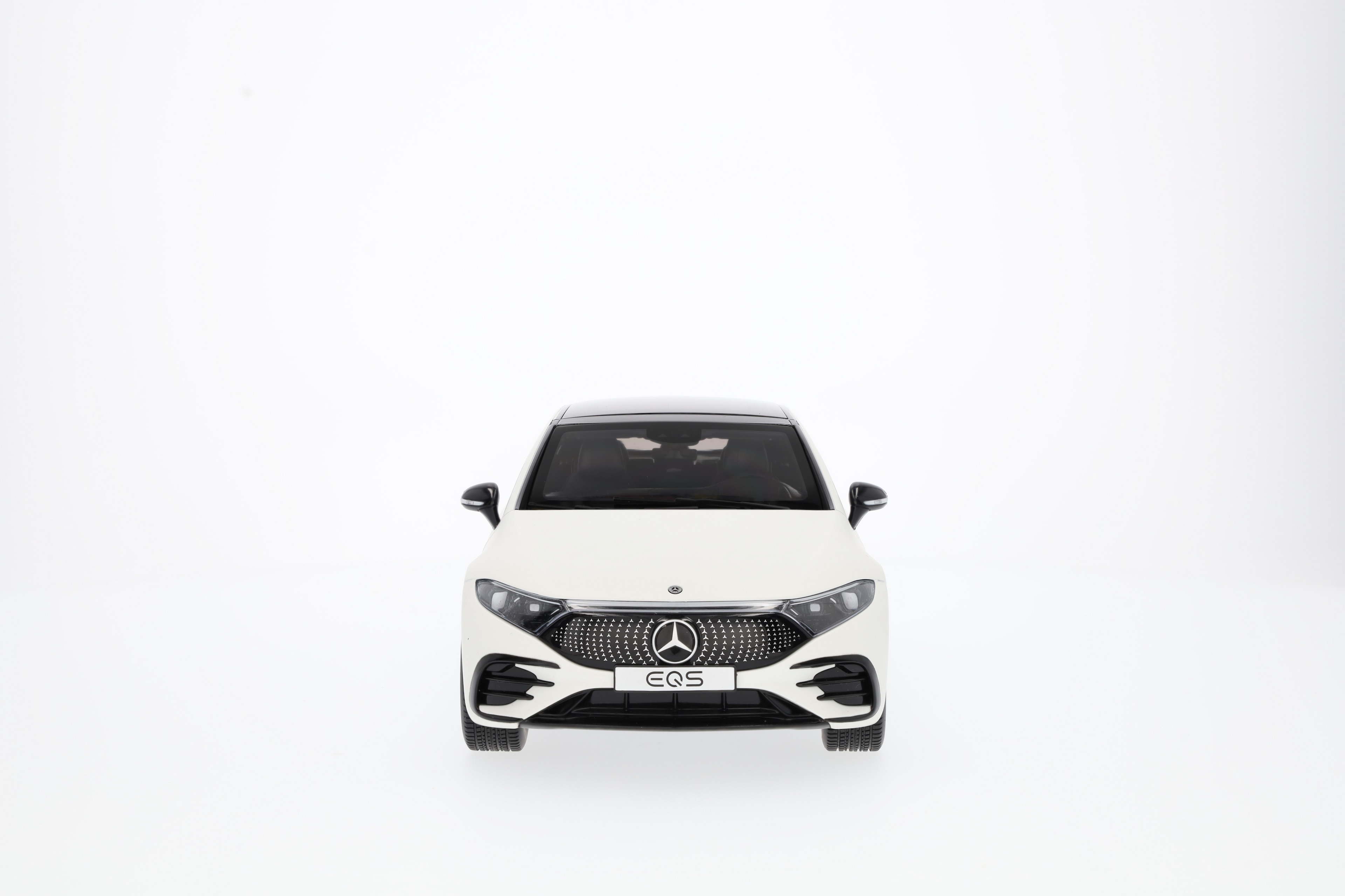 EQS, Limousine, V297 - MANUFAKTUR opalithweiß bright, NZG, 1:18