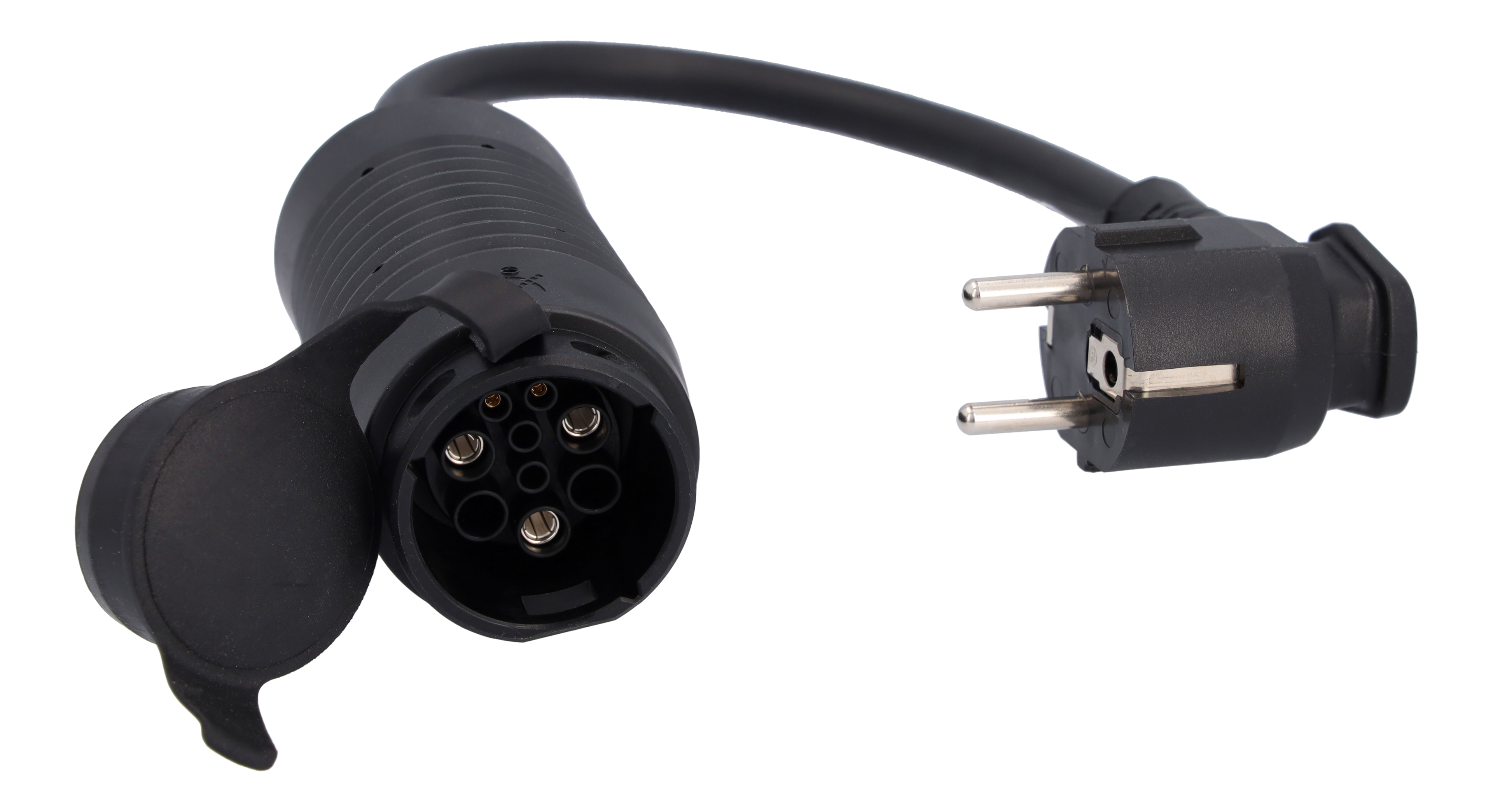 Flexibles Ladesystem Pro, Adapter, Typ E/F (EU) - Kunststoff, schwarz, LL/RL