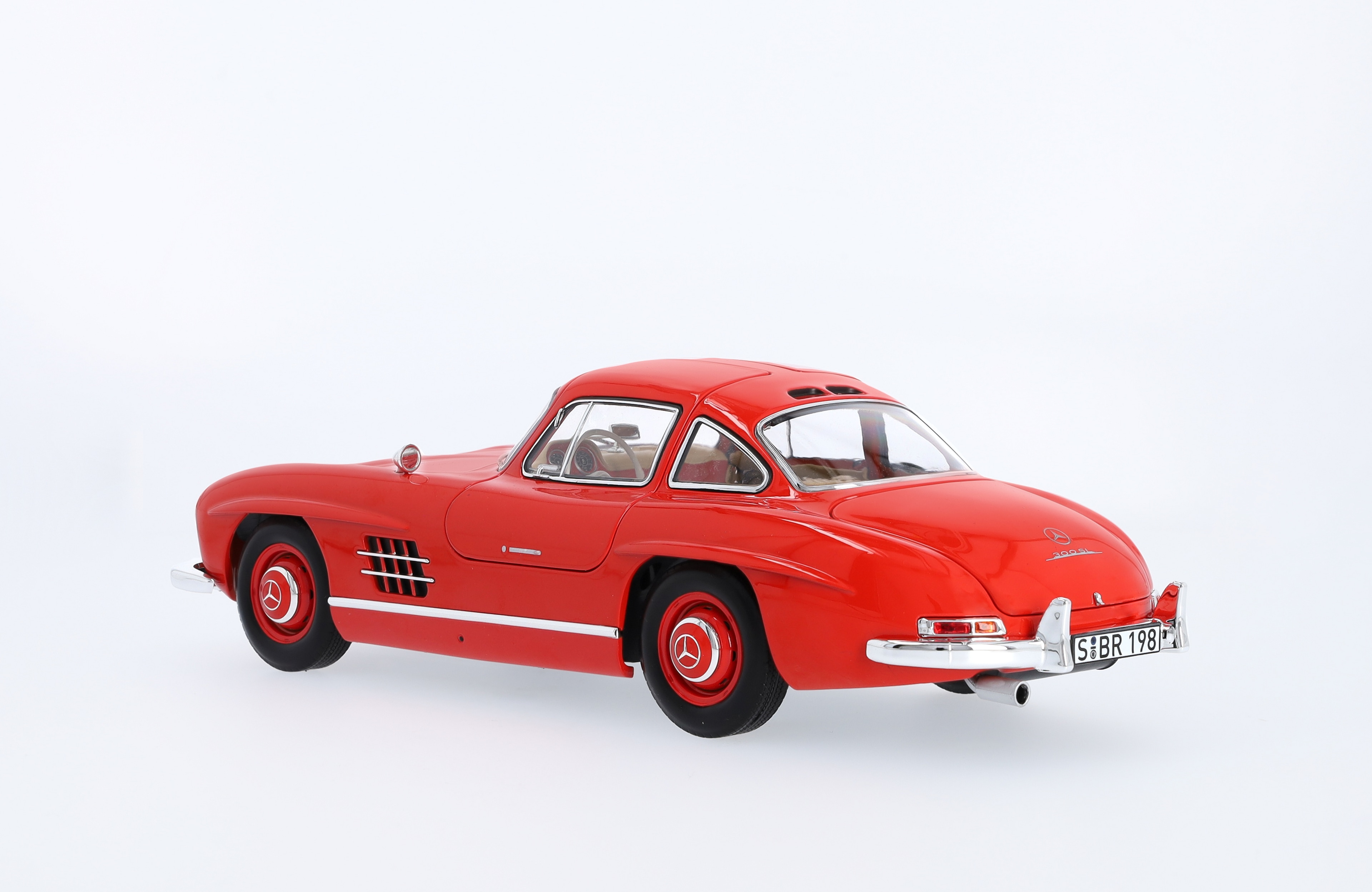 300 SL Coupé (1954-1957) W 198 - feuerwehrrot, Norev, 1:18