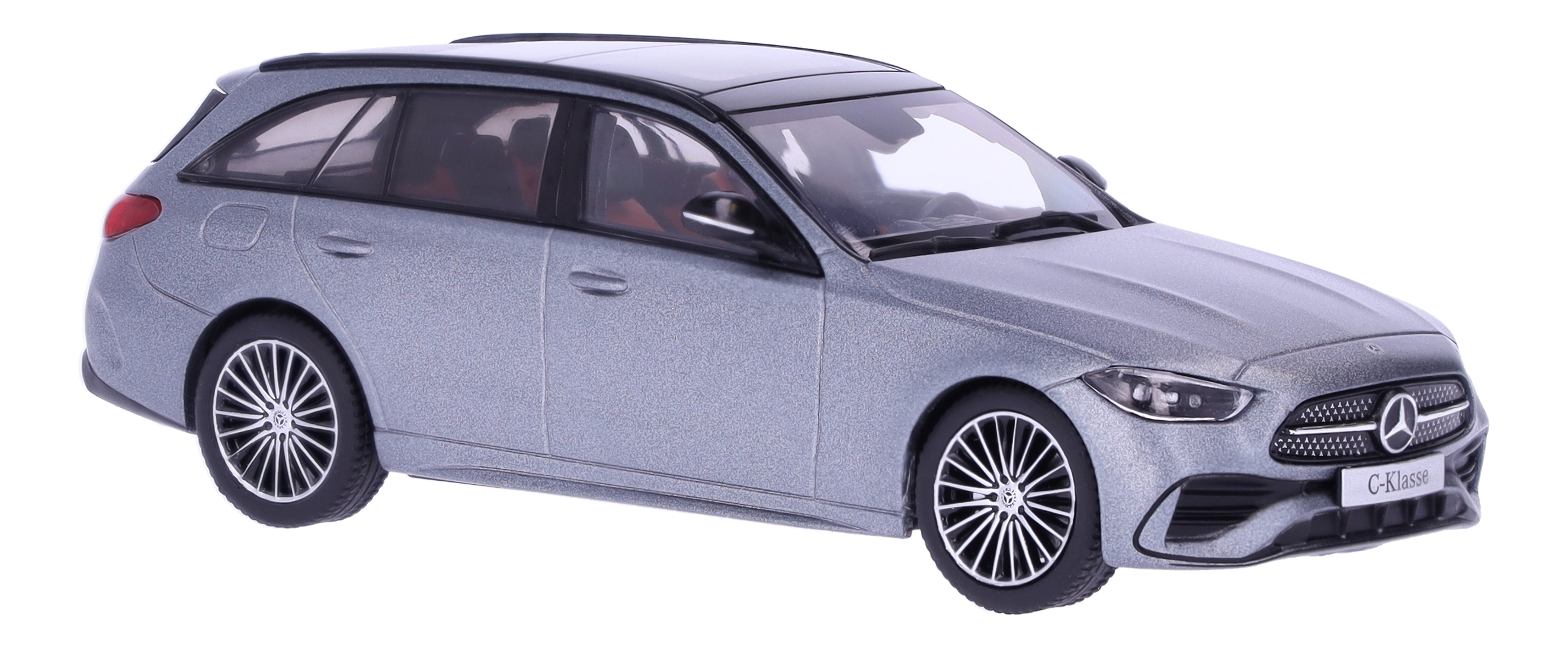 C-Klasse, T-Modell, AMG Line, S206 - designo selenitgrau magno, Herpa, 1:43