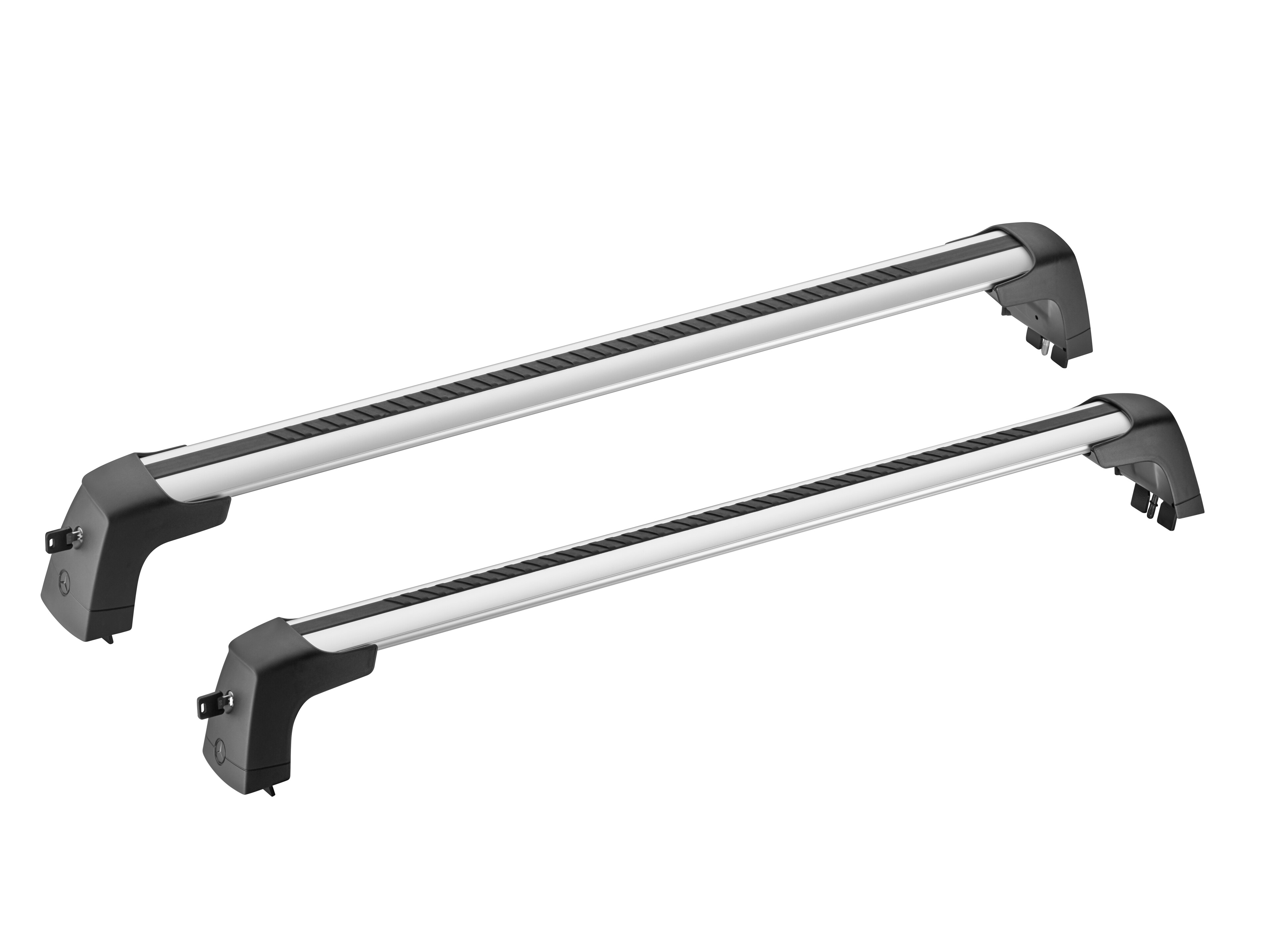 Grundträger - Aluminium / Kunststoff, silberfarben / schwarz