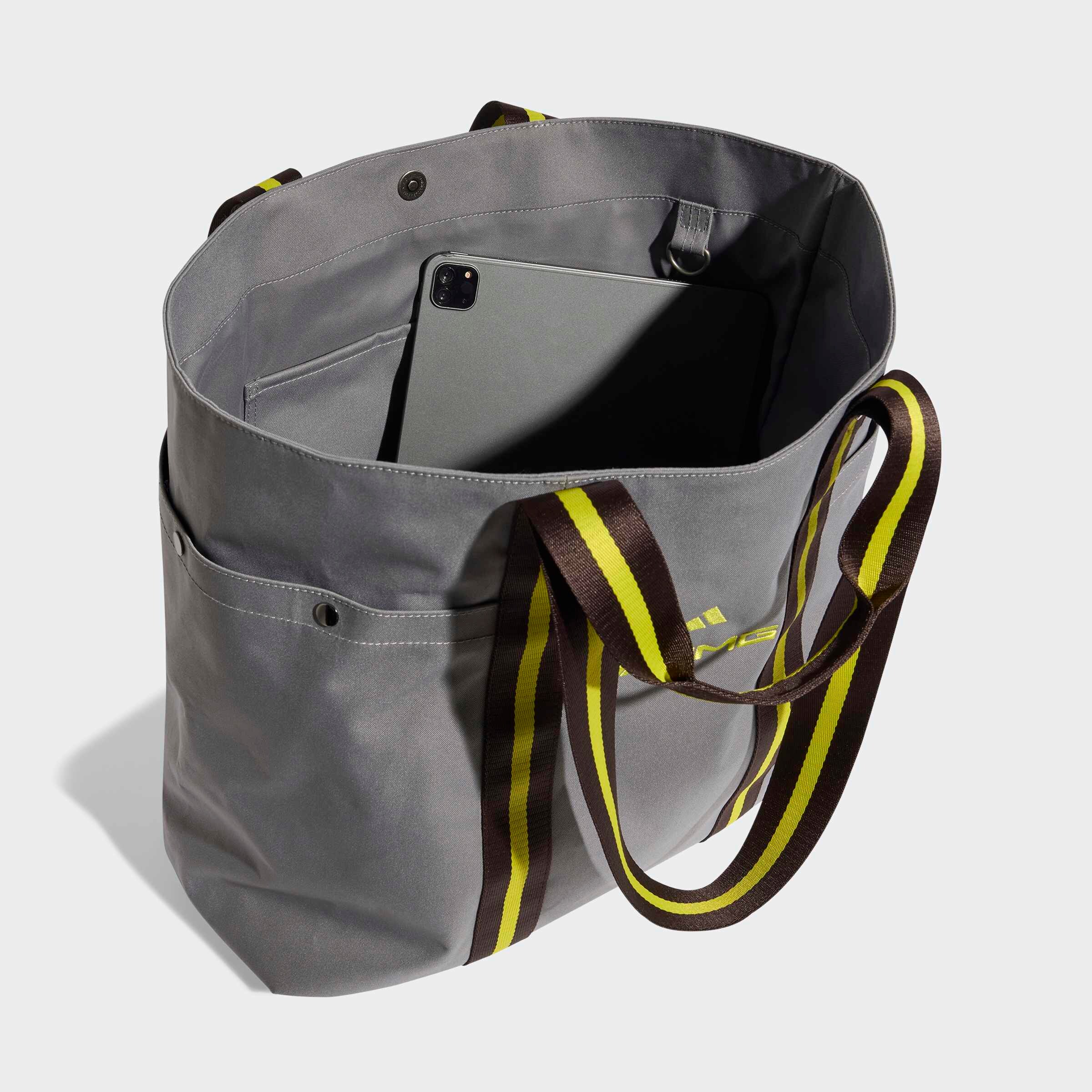 Torba na zakupy AMG - szary, poliester (z recyklingu)