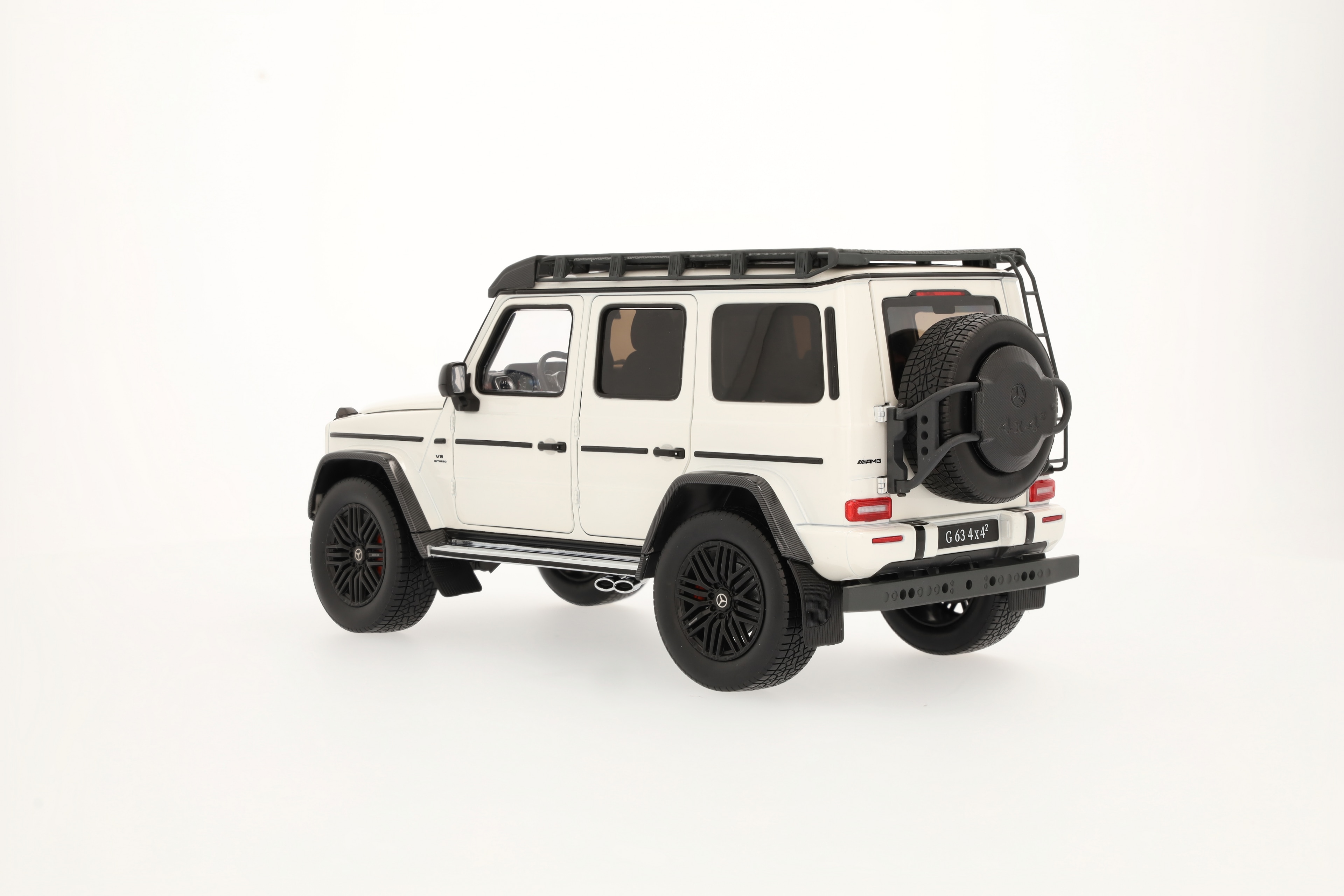 Mercedes-AMG G 63 4x4², W463 - G manufaktur opalithweiß bright, iScale, 1:18