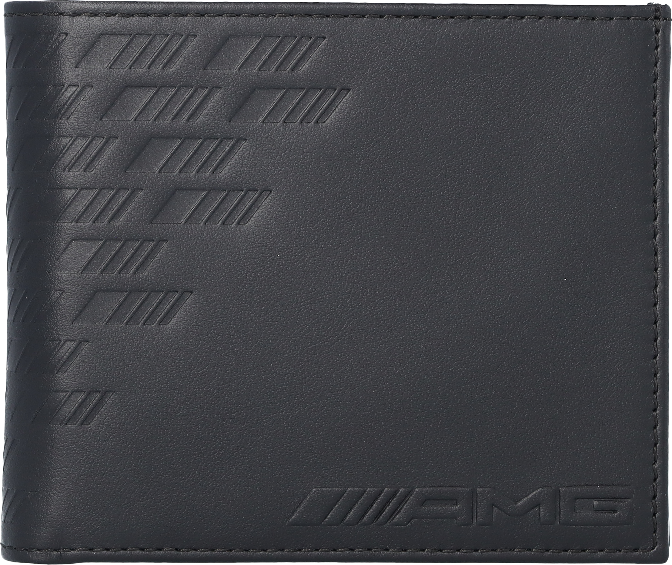 AMG Geldbörse - schwarz, Rindleder