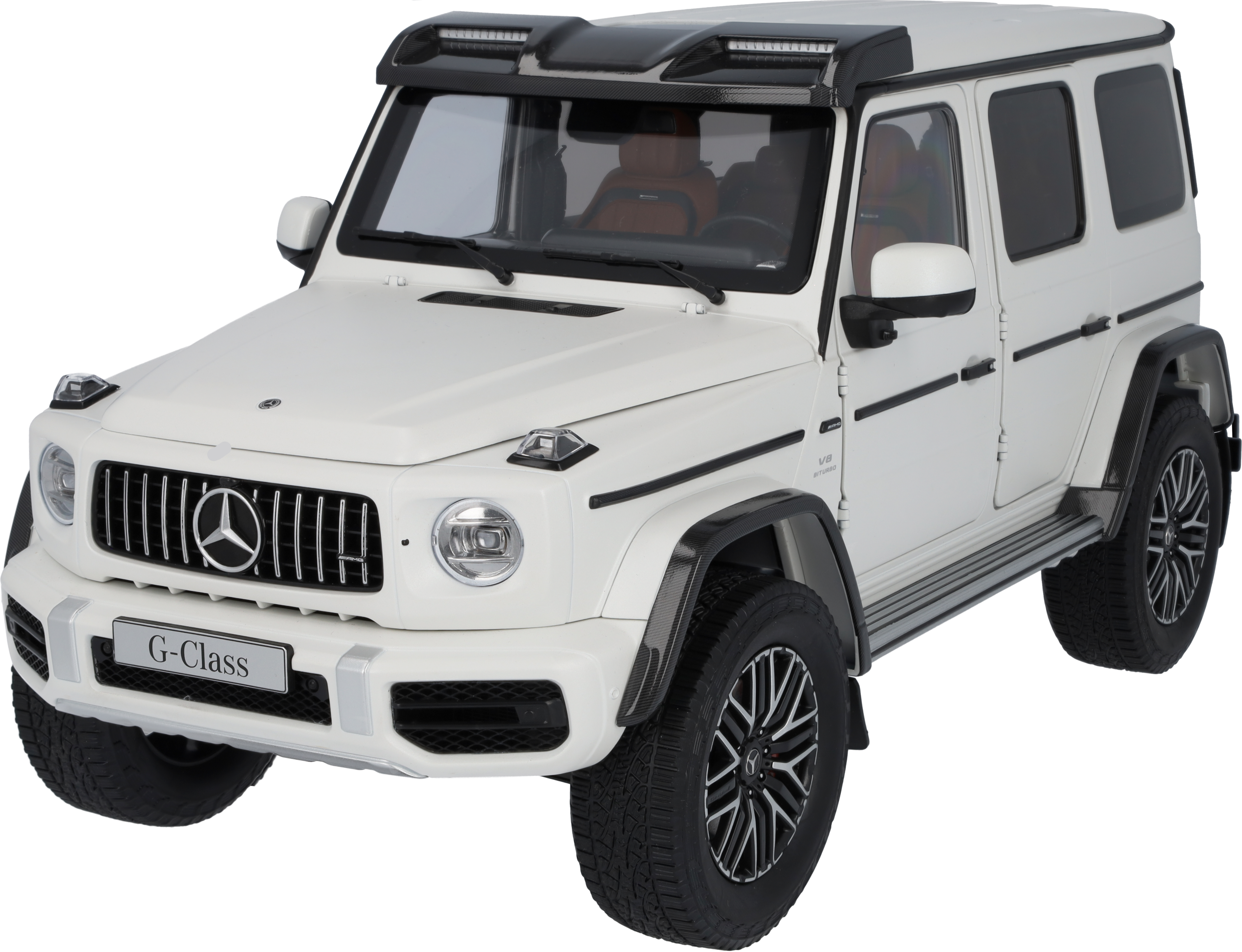 Mercedes-AMG G 63 4x4², W463 - G manufactory opalite white mango, NZG, 1:12